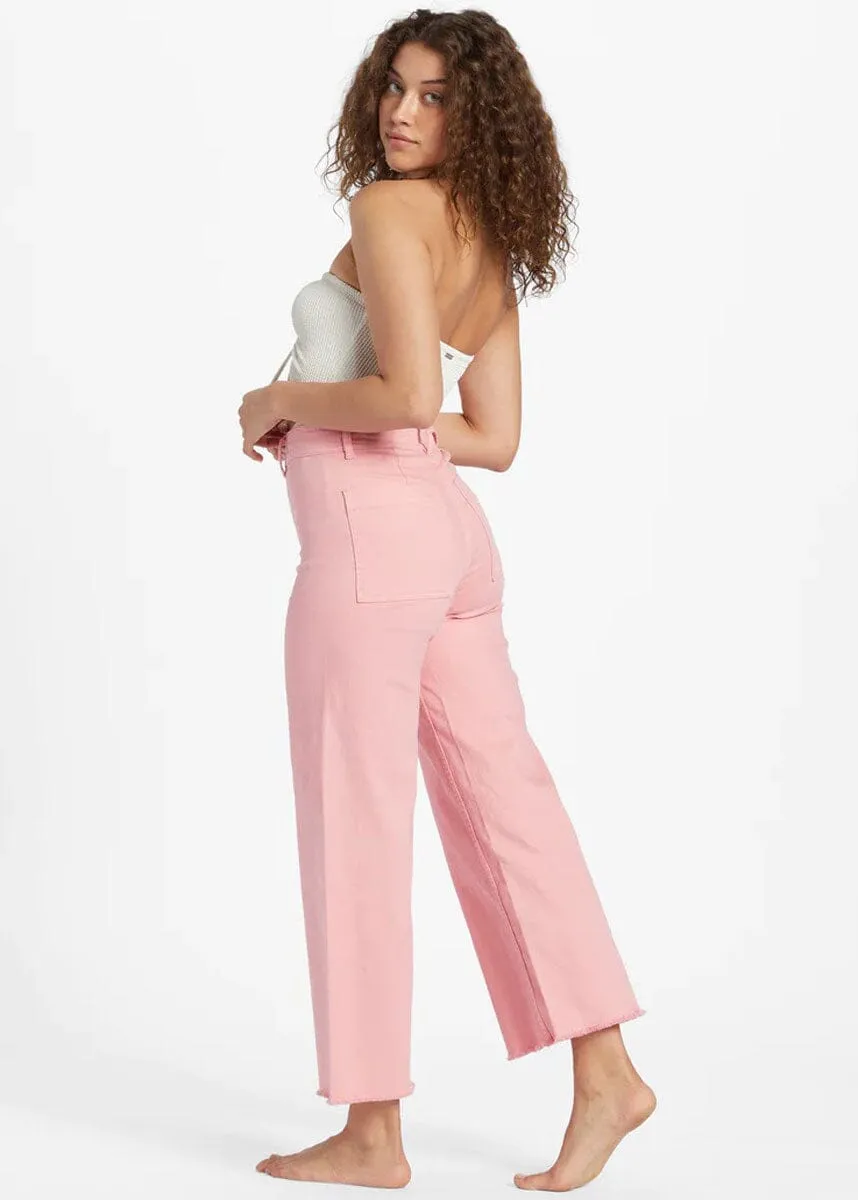 Free Fall High-Waist Pants - Flamingo