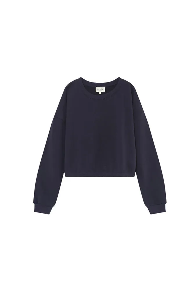 Grace & Mila Podium Marine Cropped Sweatshirt