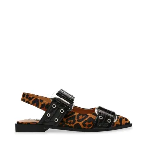 Grand Ave-L Flat Shoe BLACK/ LEOPARD