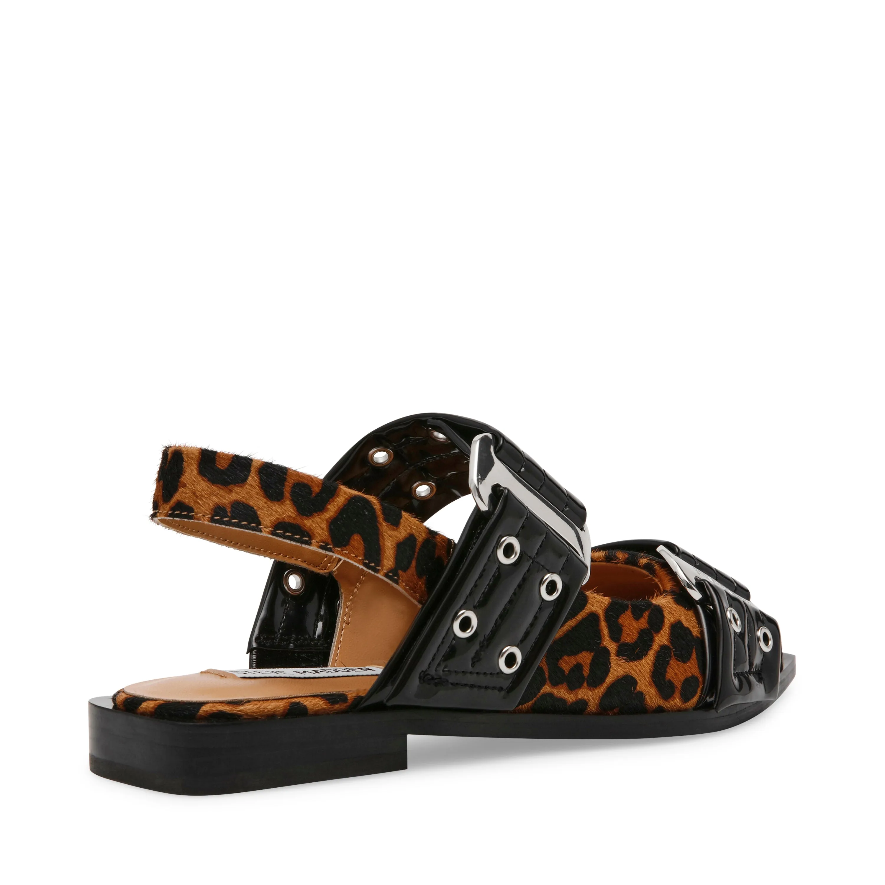 Grand Ave-L Flat Shoe BLACK/ LEOPARD