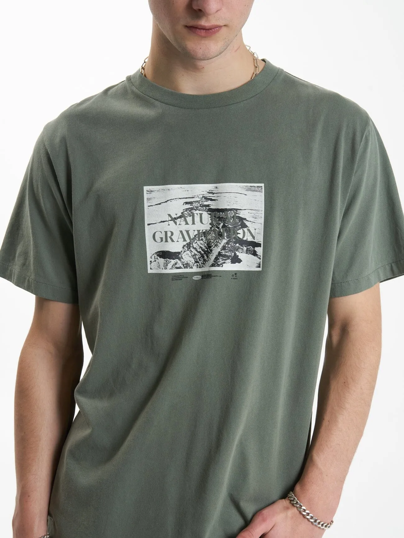 Gravitating Naturally Merch Fit Tee - Thyme