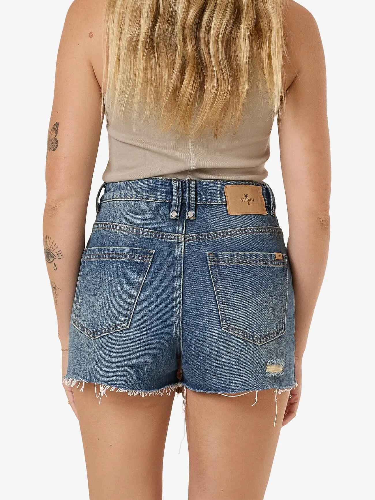 Harlow Skort - Vintage Indigo Fade