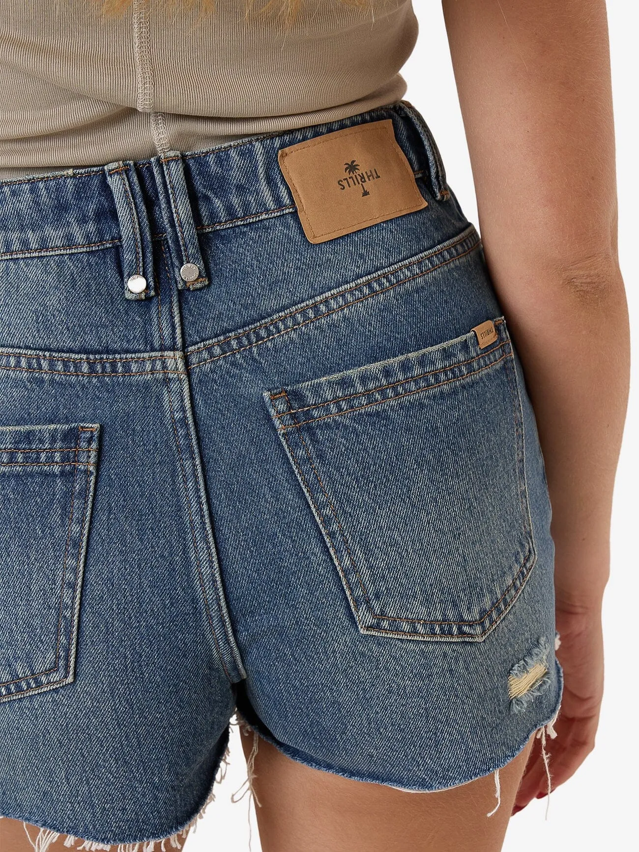 Harlow Skort - Vintage Indigo Fade