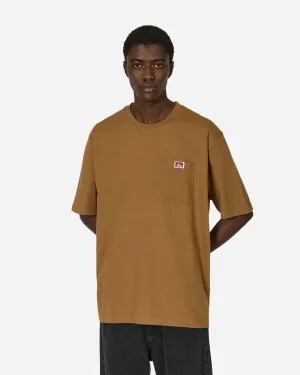 Heavy Duty Classic Label Pocket T-Shirt Coyote Brown