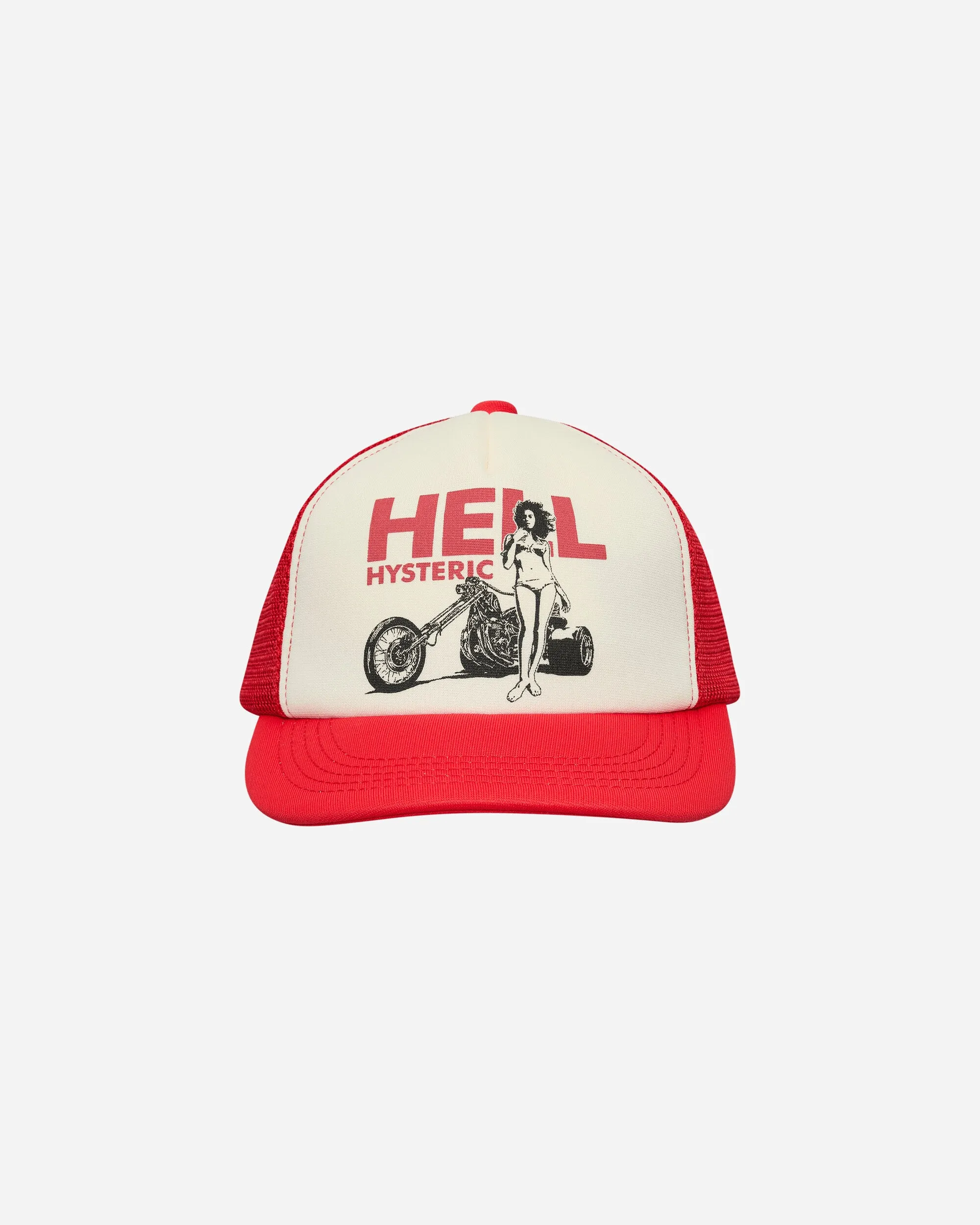 Hell Hysteric Trucker Hat Red