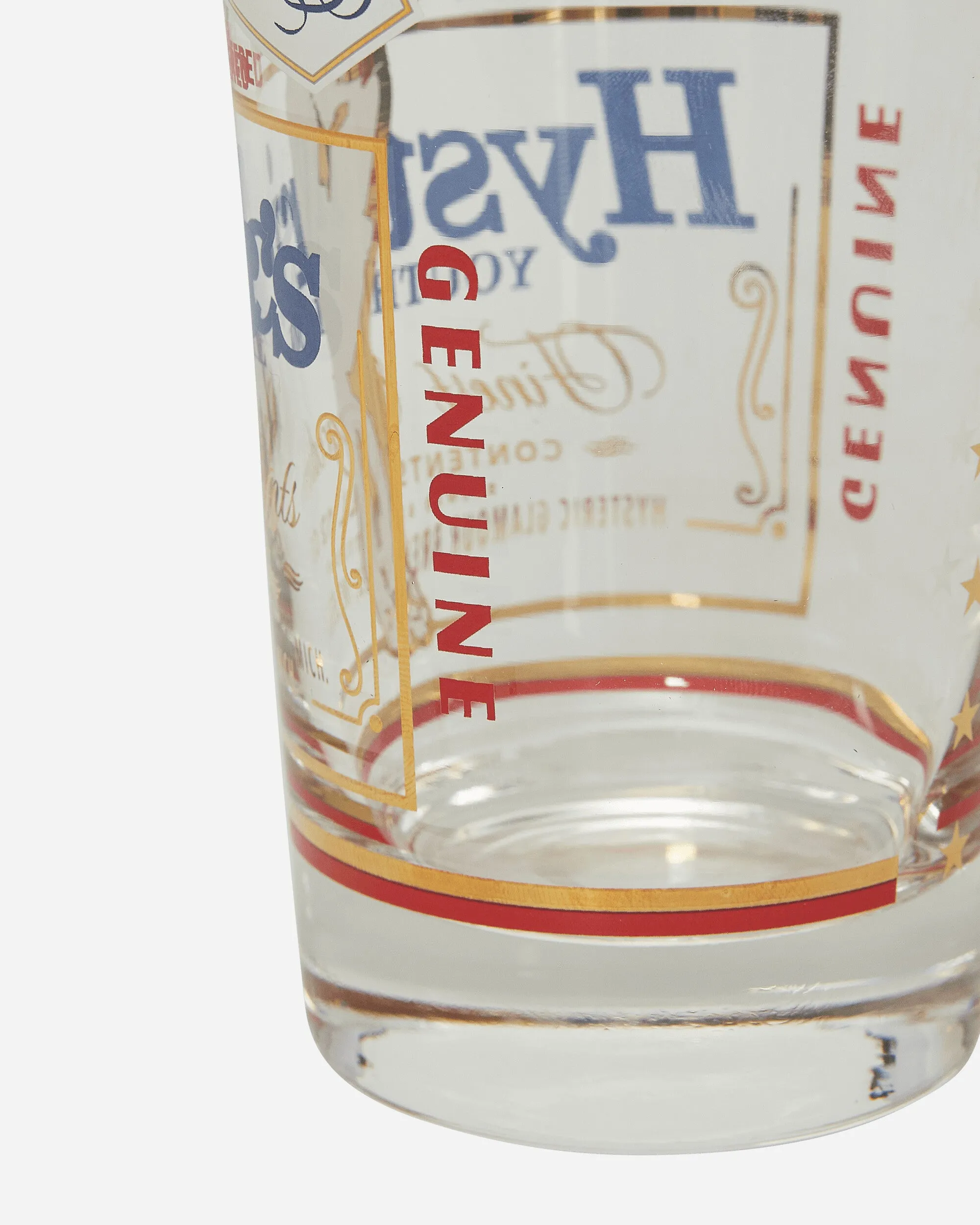 HG Label Beer Glass White