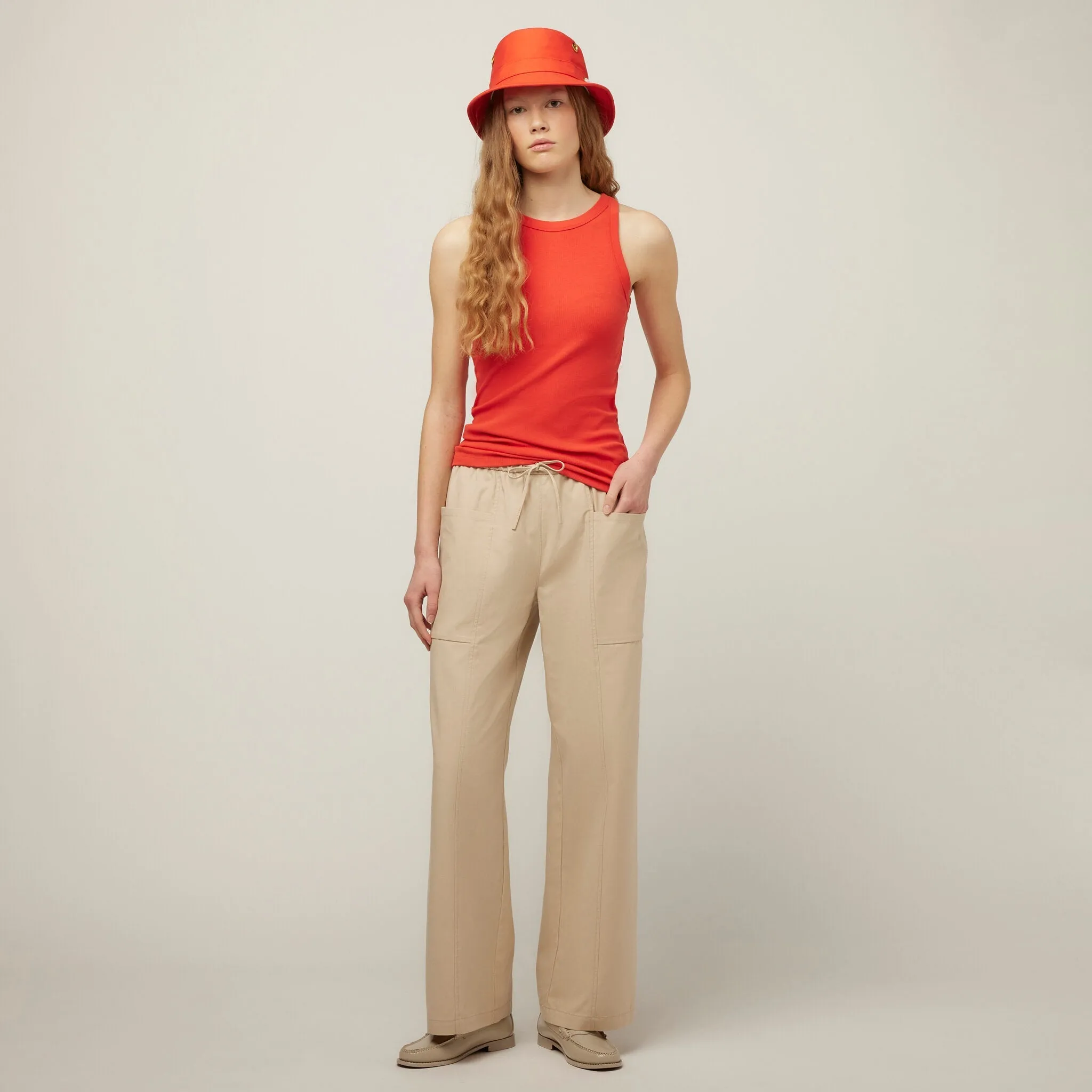 High Neck Rib Tank