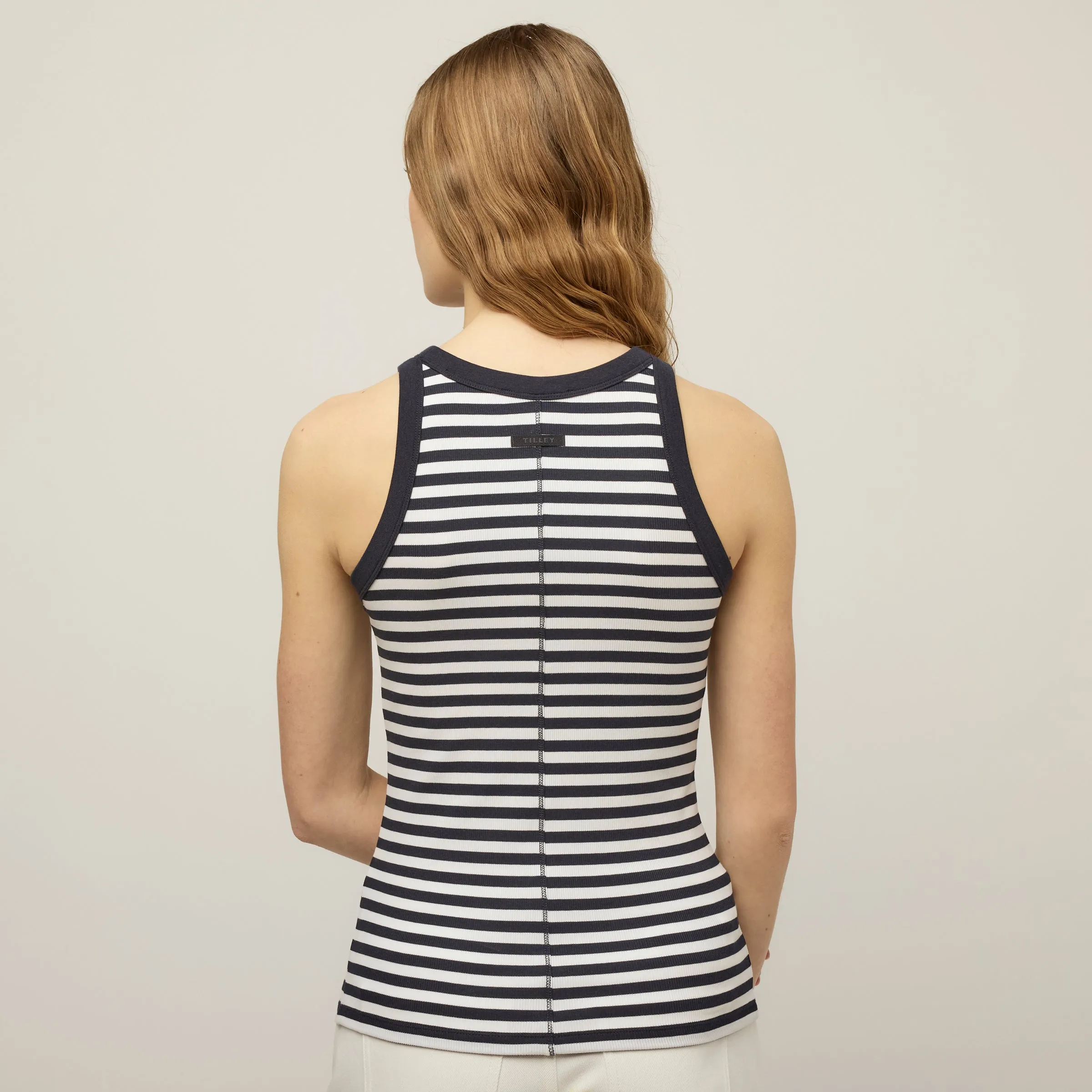 High Neck Rib Tank