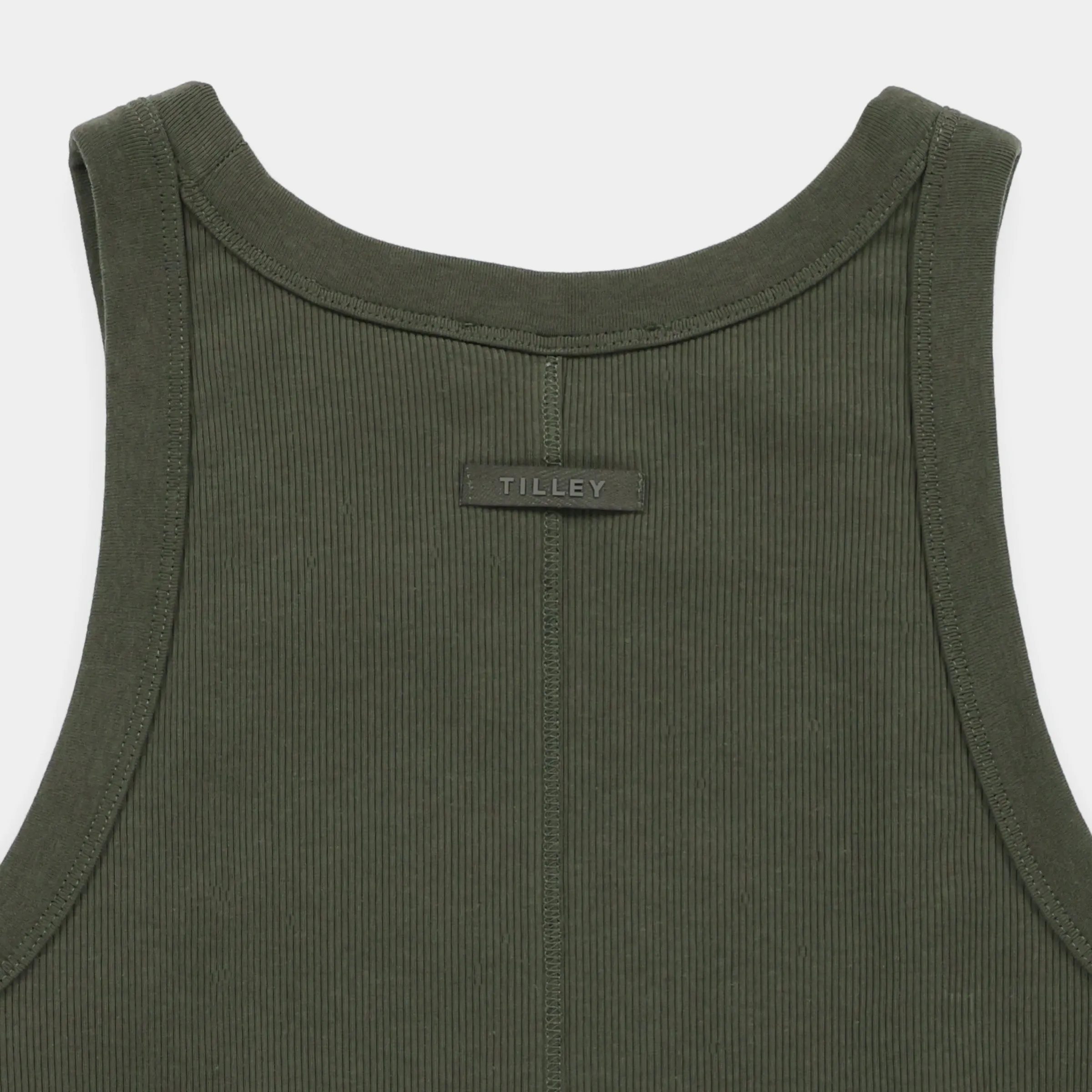 High Neck Rib Tank
