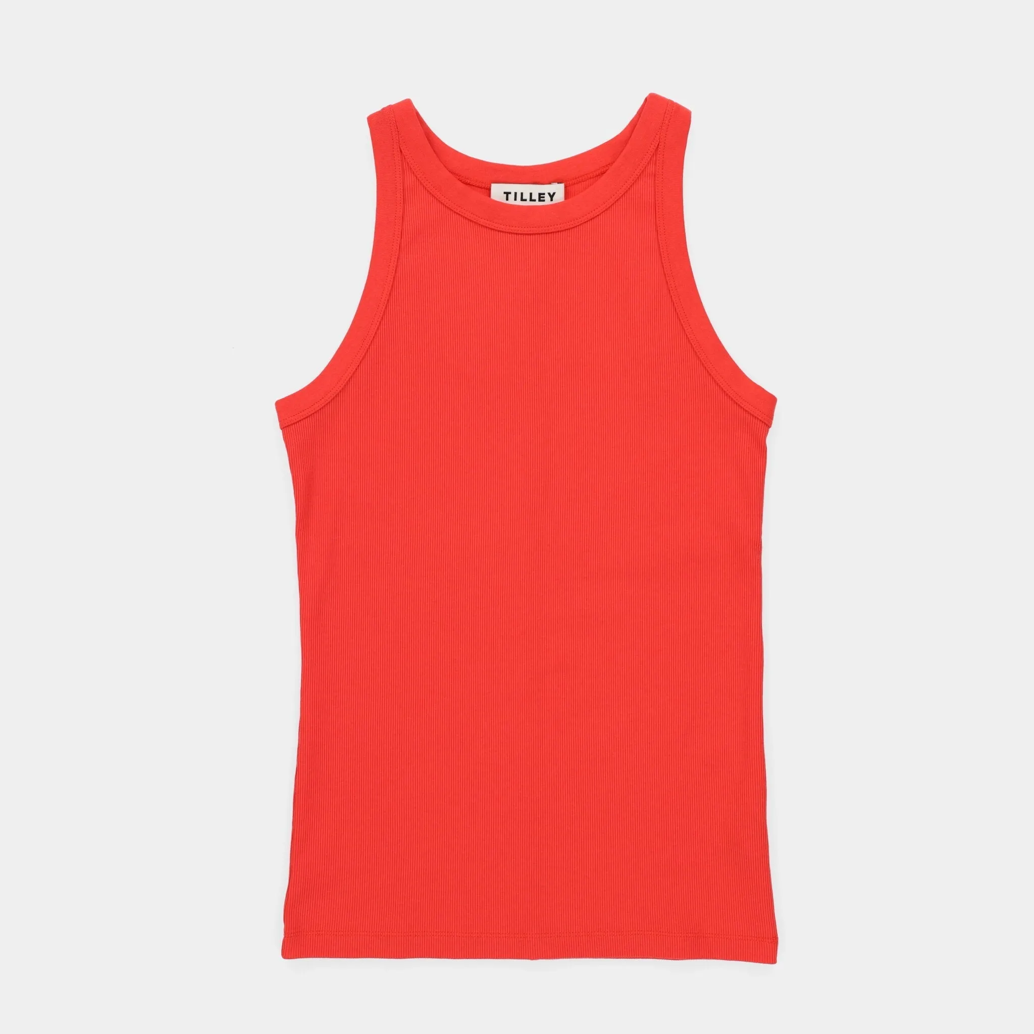 High Neck Rib Tank