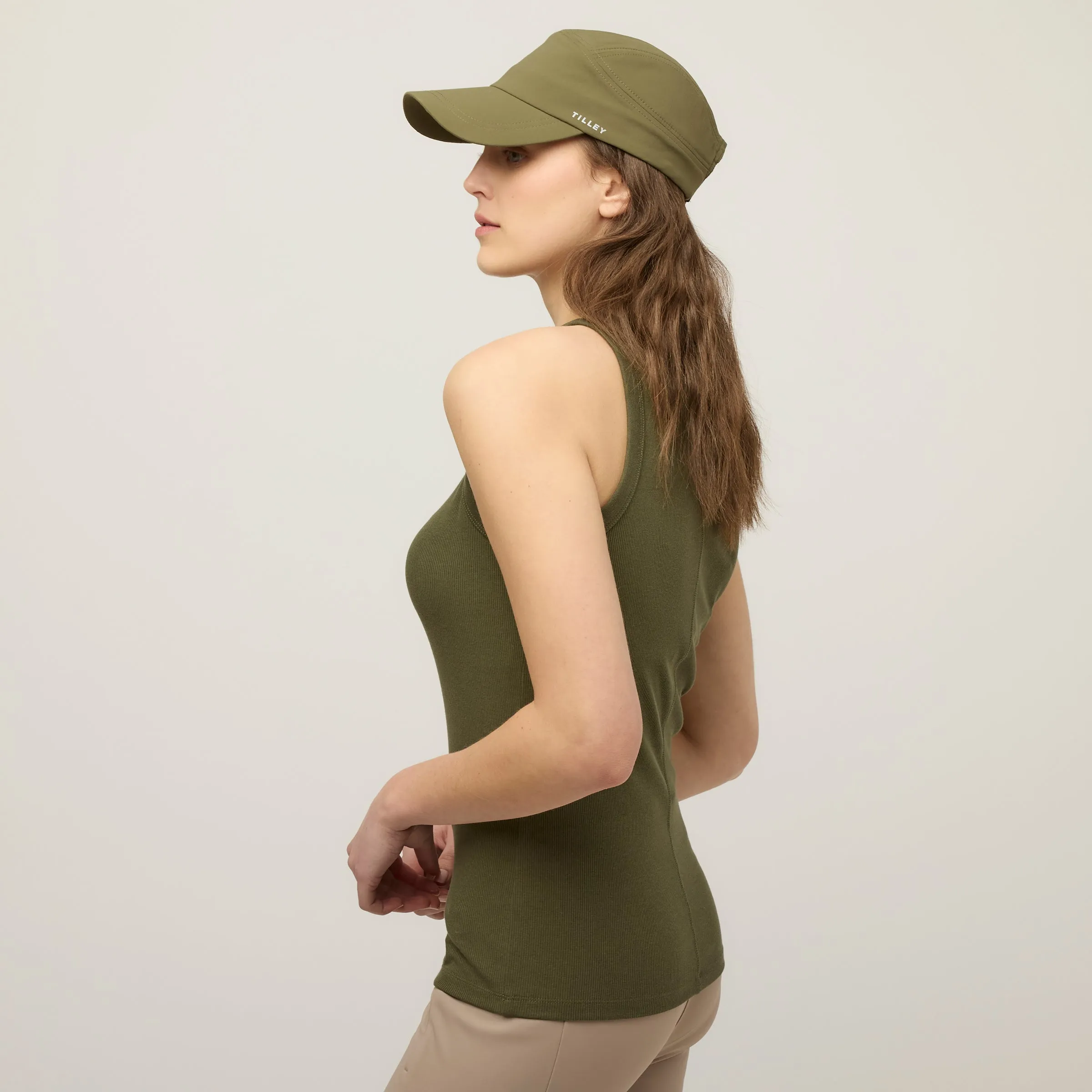 High Neck Rib Tank