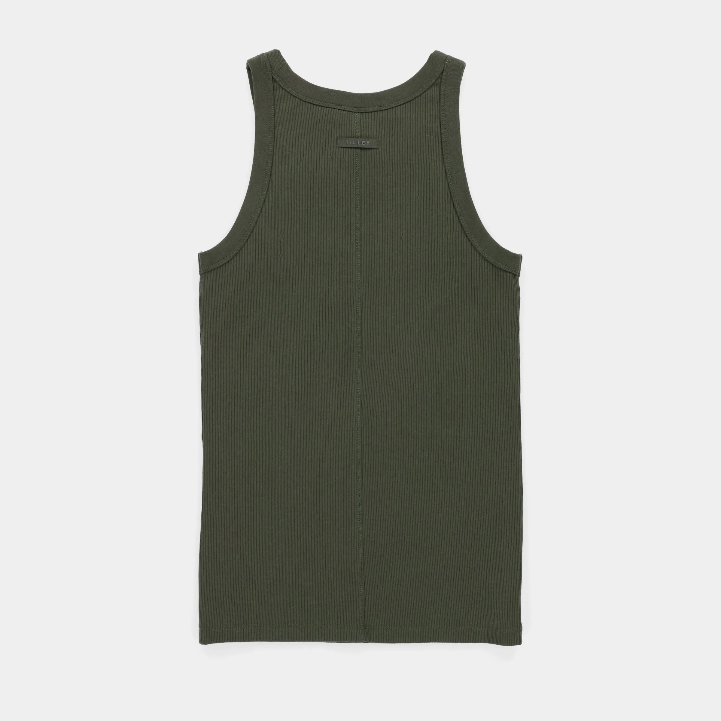 High Neck Rib Tank
