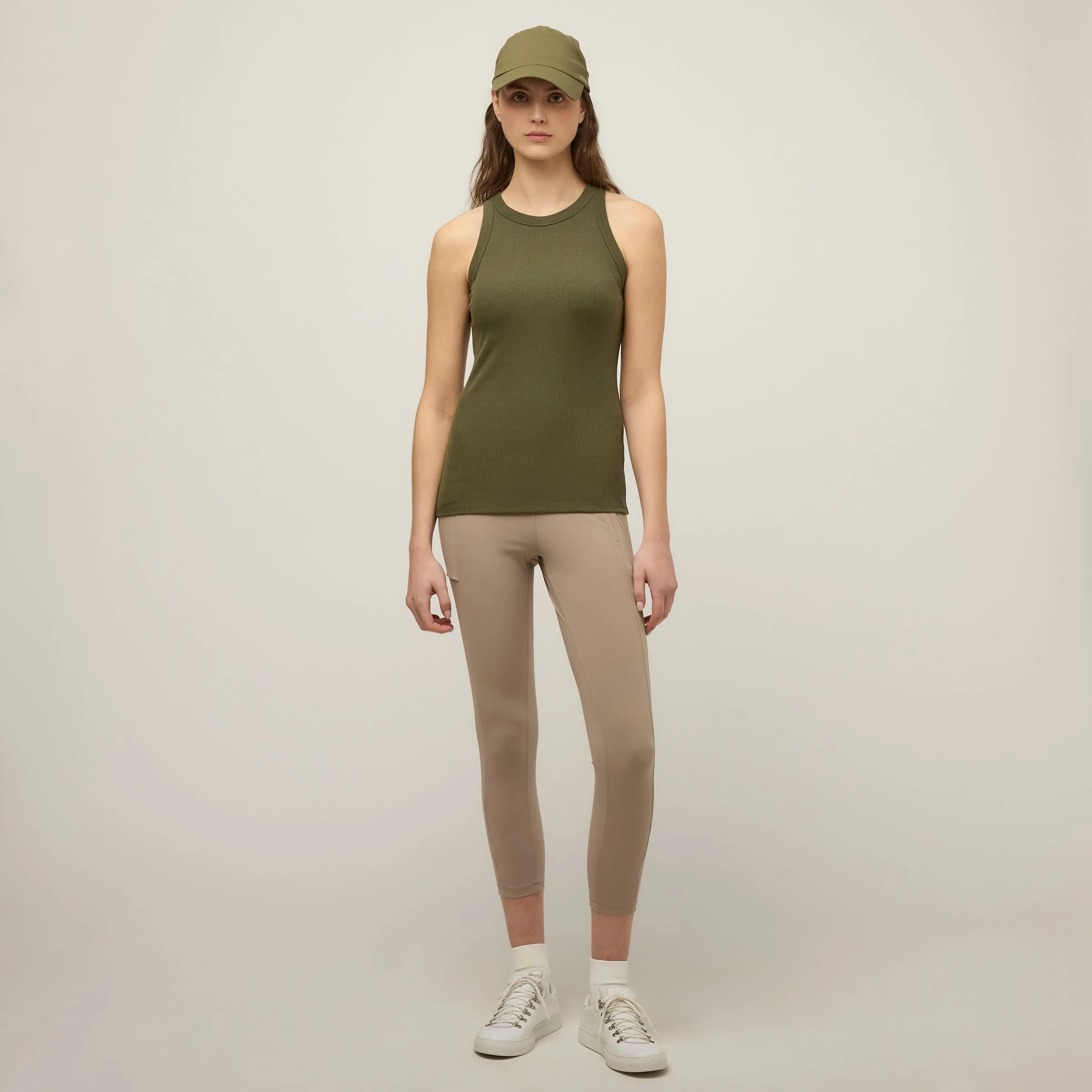 High Neck Rib Tank