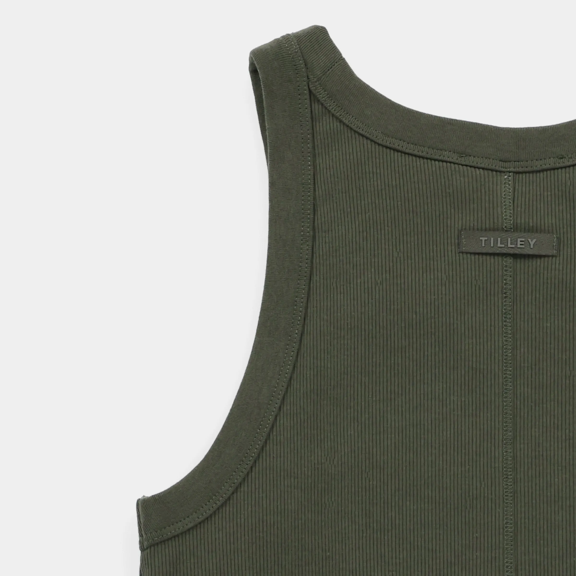 High Neck Rib Tank