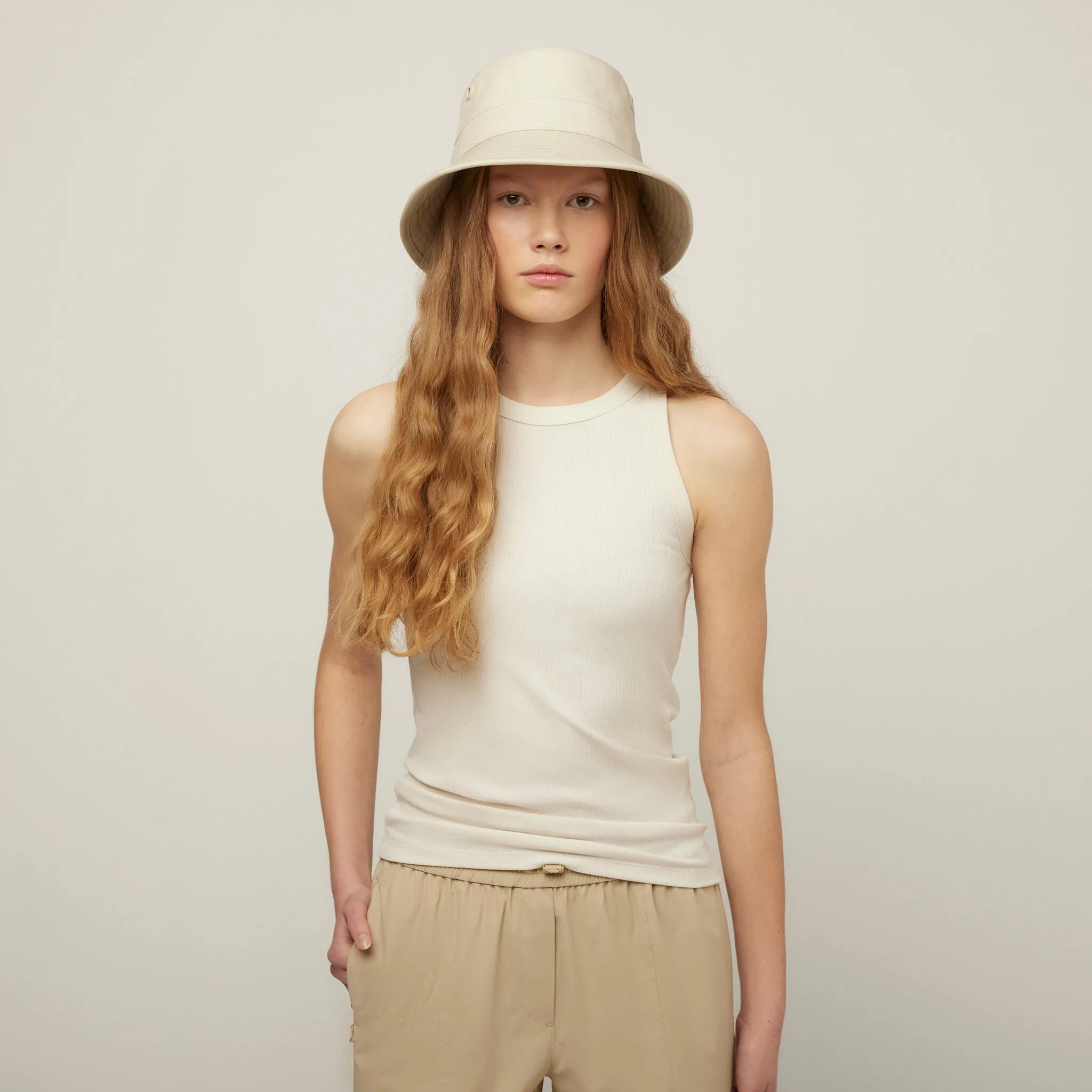 High Neck Rib Tank
