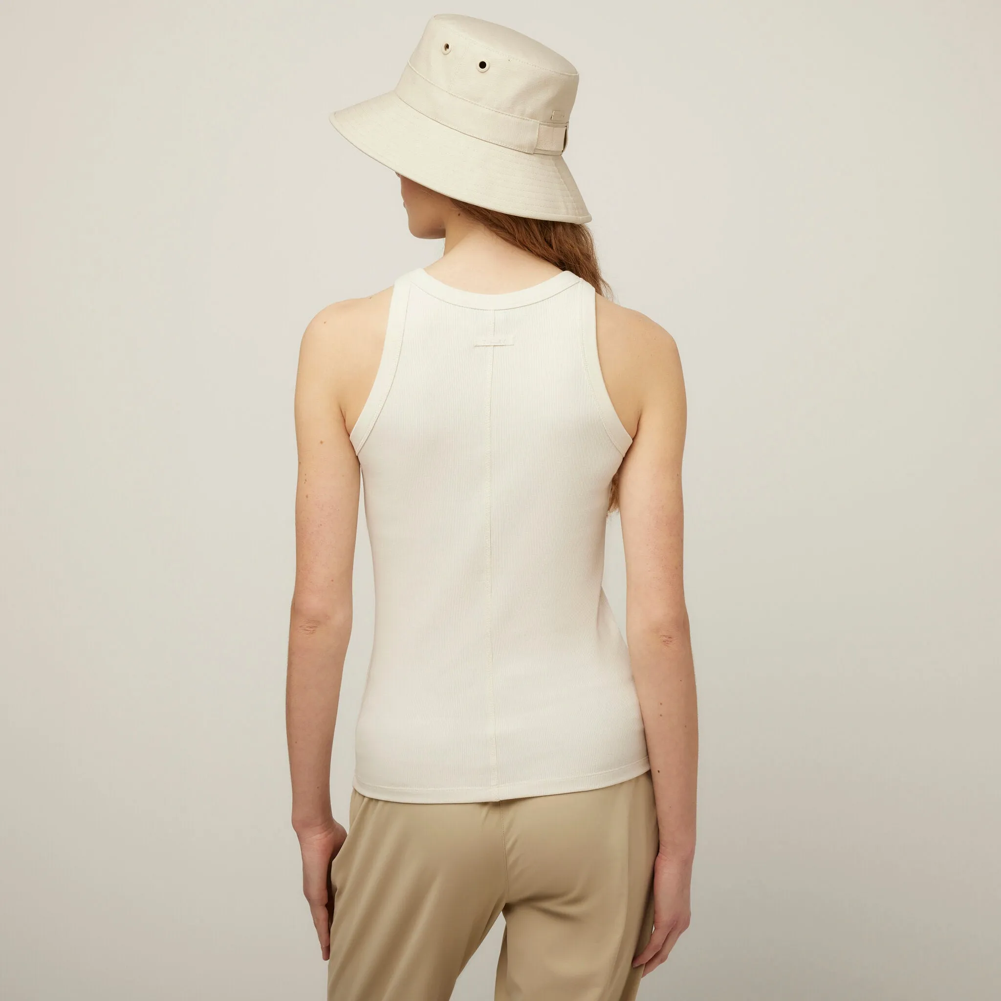 High Neck Rib Tank
