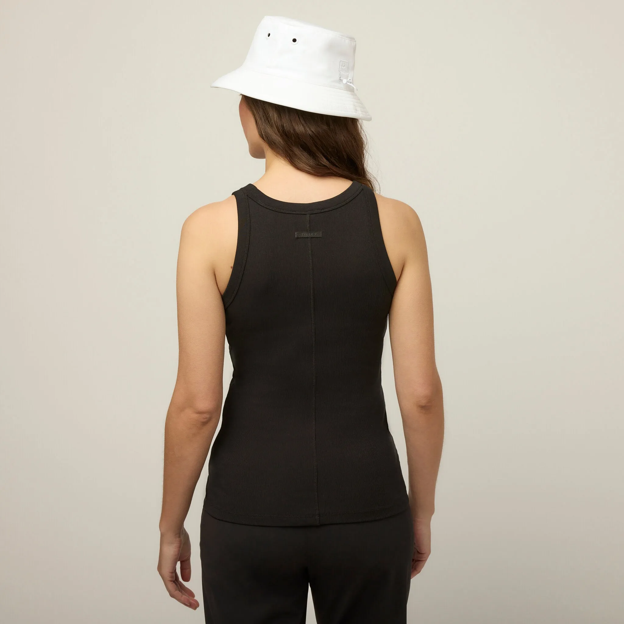 High Neck Rib Tank