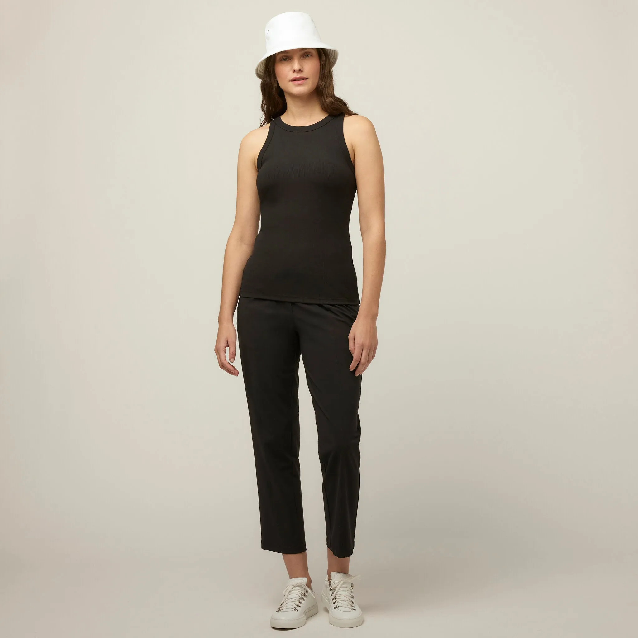 High Neck Rib Tank