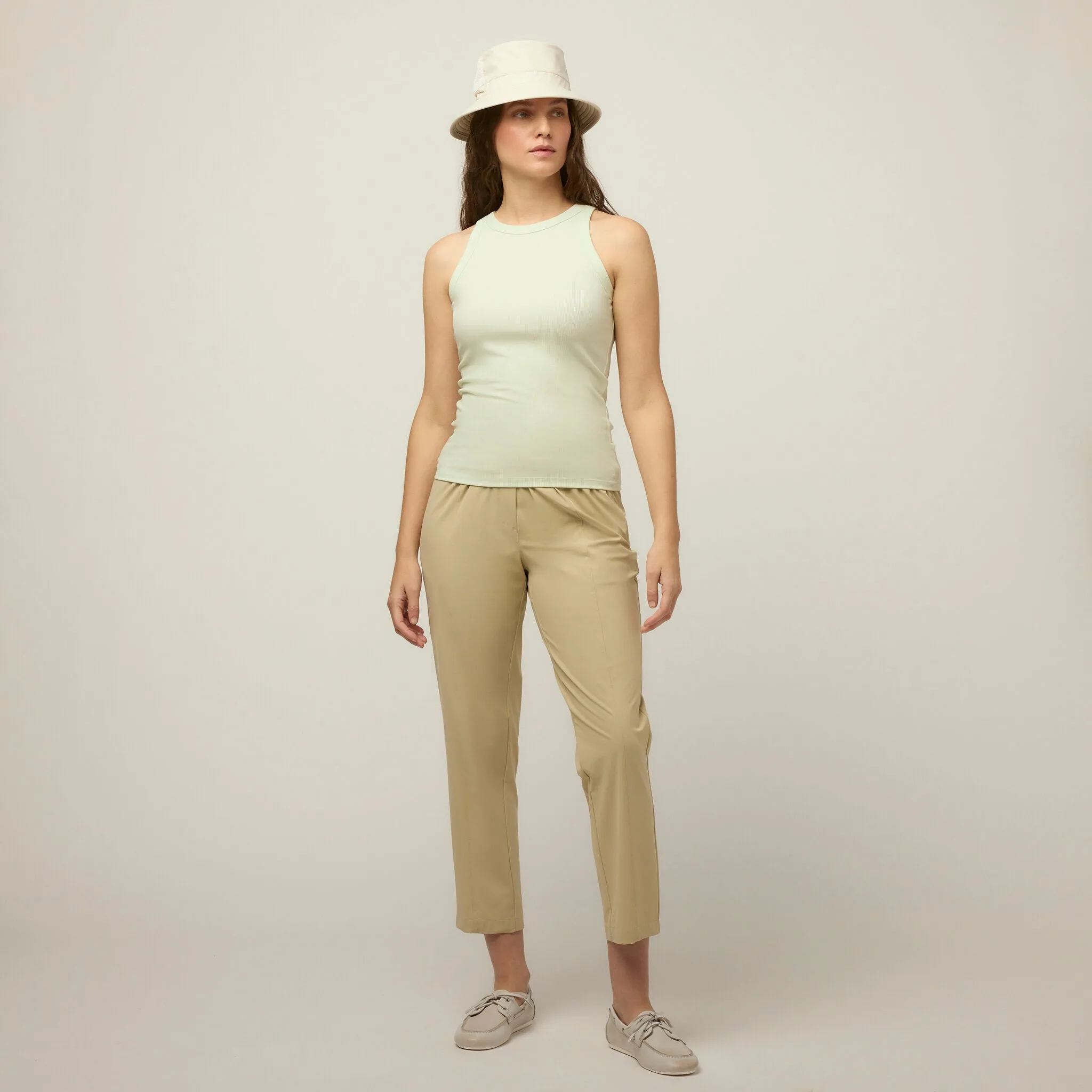 High Neck Rib Tank
