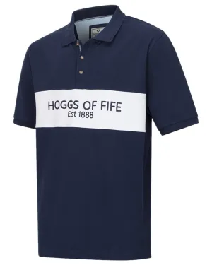 Hoggs of Fife Mens Stewart Block Pique Polo Shirt