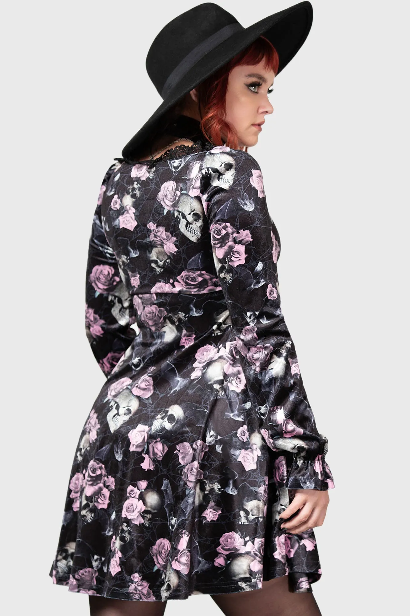 Imperia Long Sleeve Dress [BLACK/PINK]