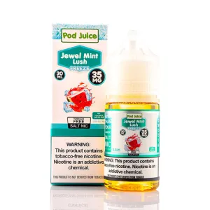 Jewel Mint Lush Freeze Salt - Pod Juice E-Liquid