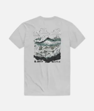 JRF Jetty x Macomber Tee - Silver