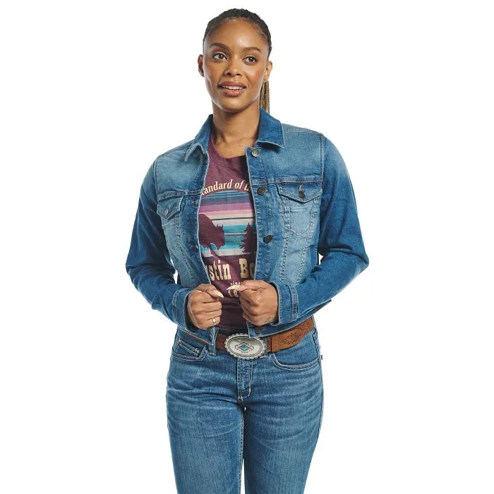Justin Brands Ladies Cotton Denim Jacket J-2296