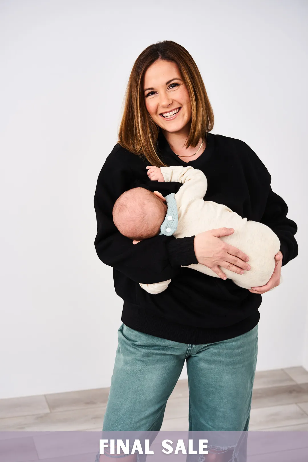 Latched Mama 635 Snuggle-Up Nursing Pullover - Final Sale