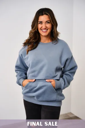 Latched Mama 635 Snuggle-Up Nursing Pullover - Final Sale