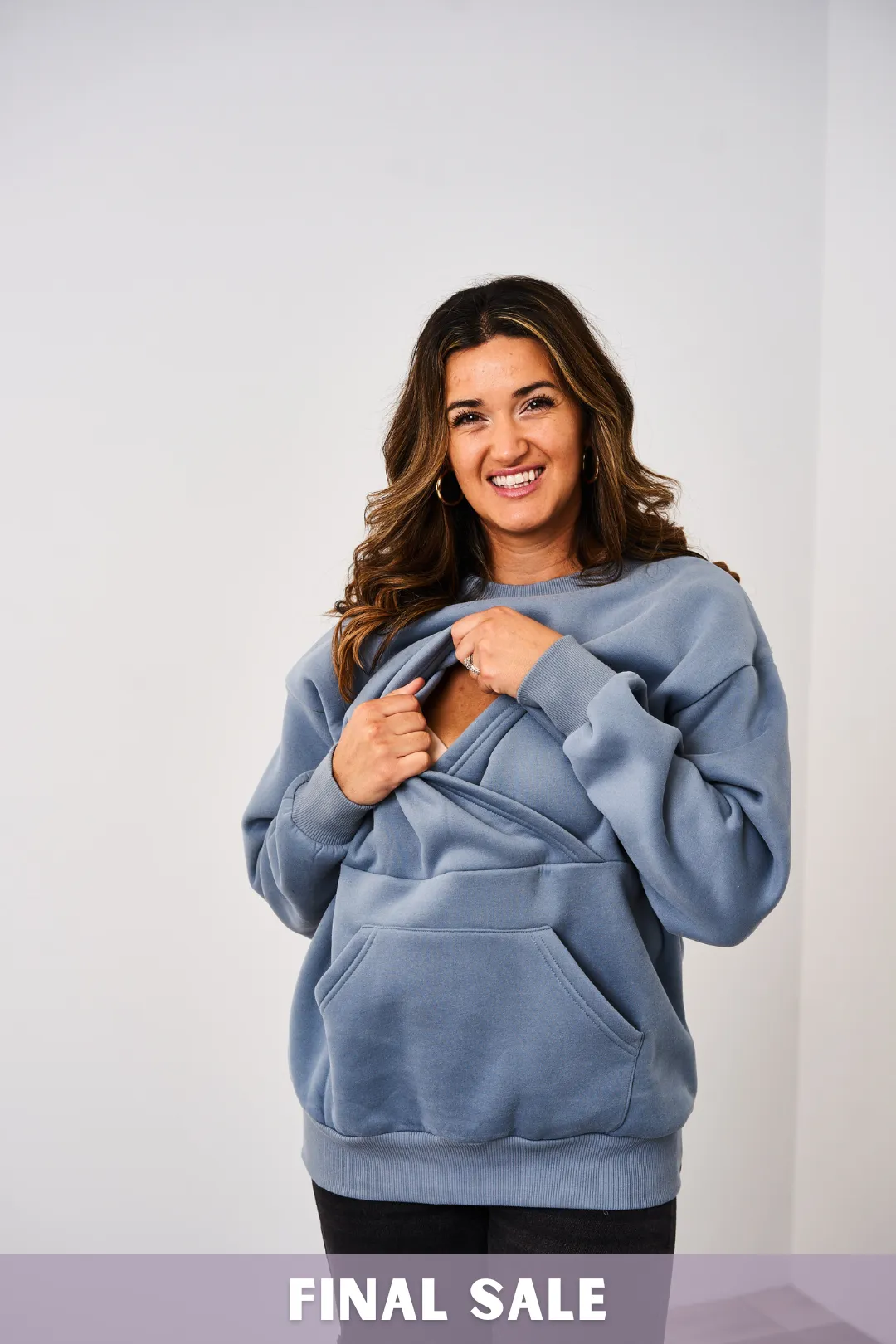 Latched Mama 635 Snuggle-Up Nursing Pullover - Final Sale
