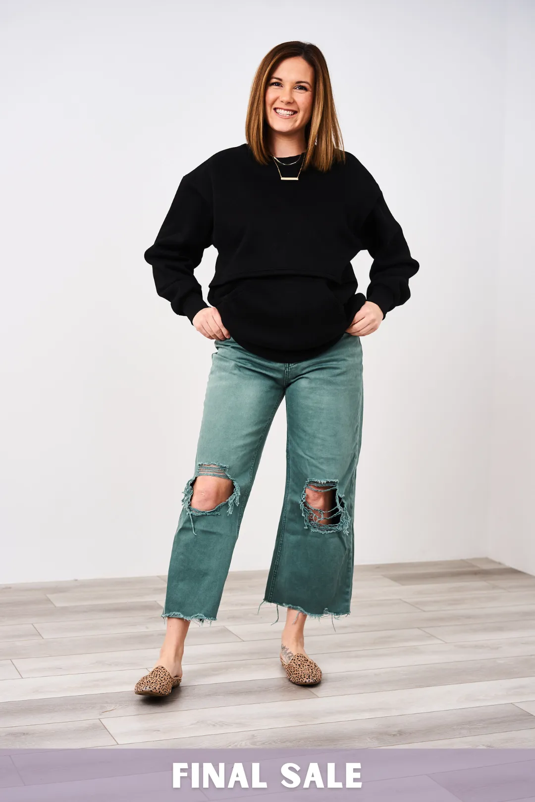 Latched Mama 635 Snuggle-Up Nursing Pullover - Final Sale