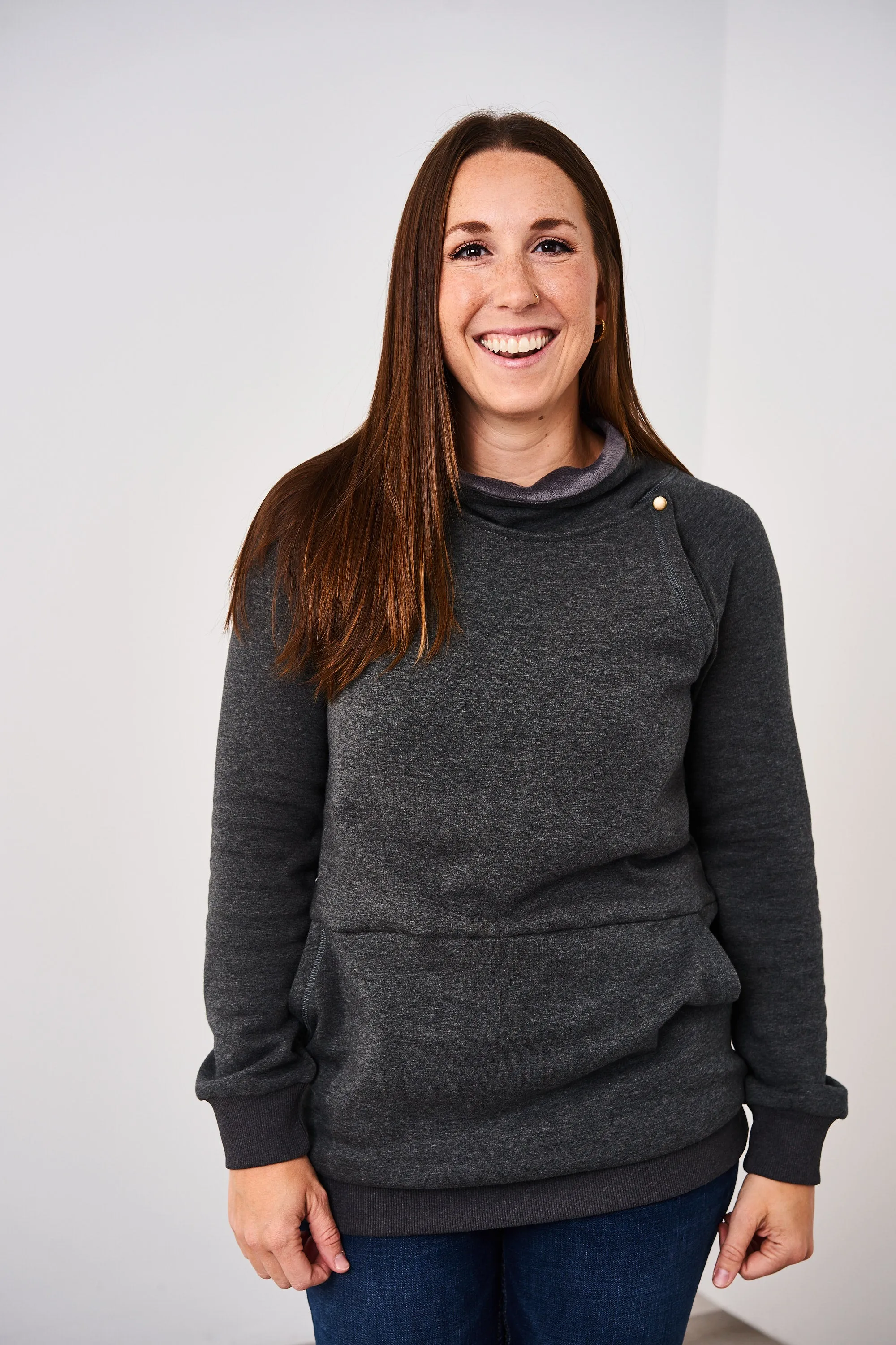 Latched Mama Harbor Snap Nursing Pullover - Final Sale