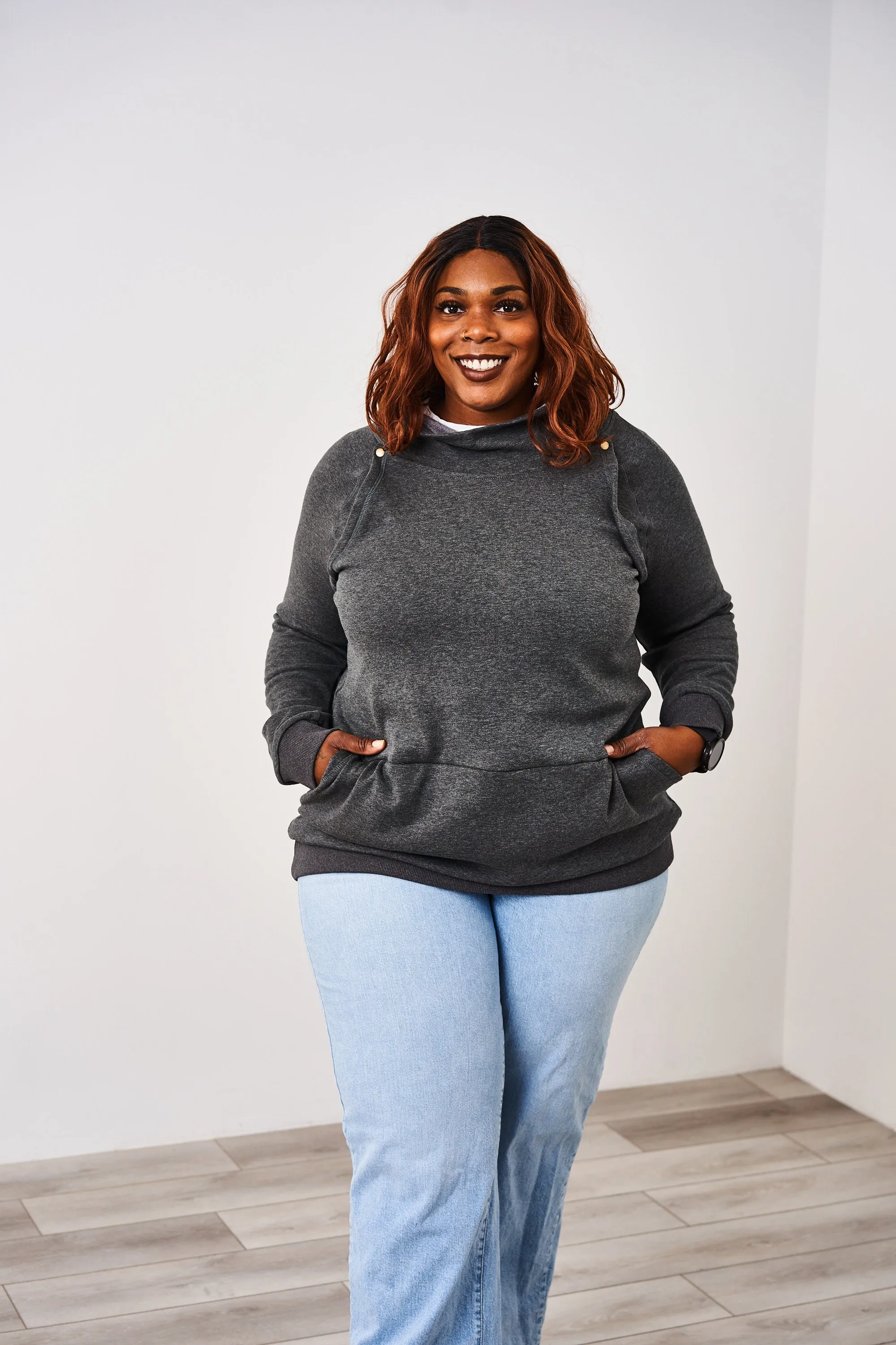 Latched Mama Harbor Snap Nursing Pullover - Final Sale