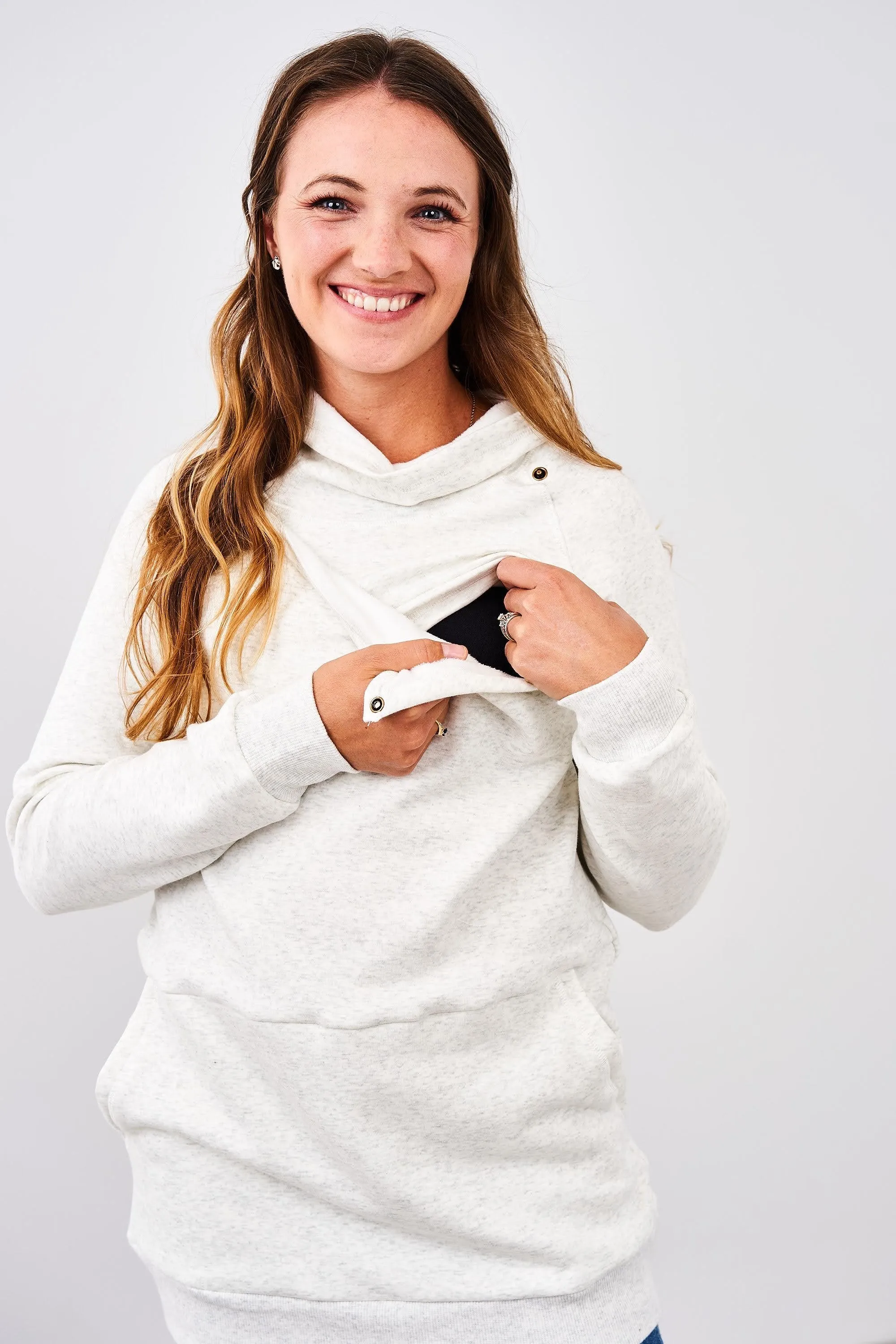 Latched Mama Harbor Snap Nursing Pullover - Final Sale