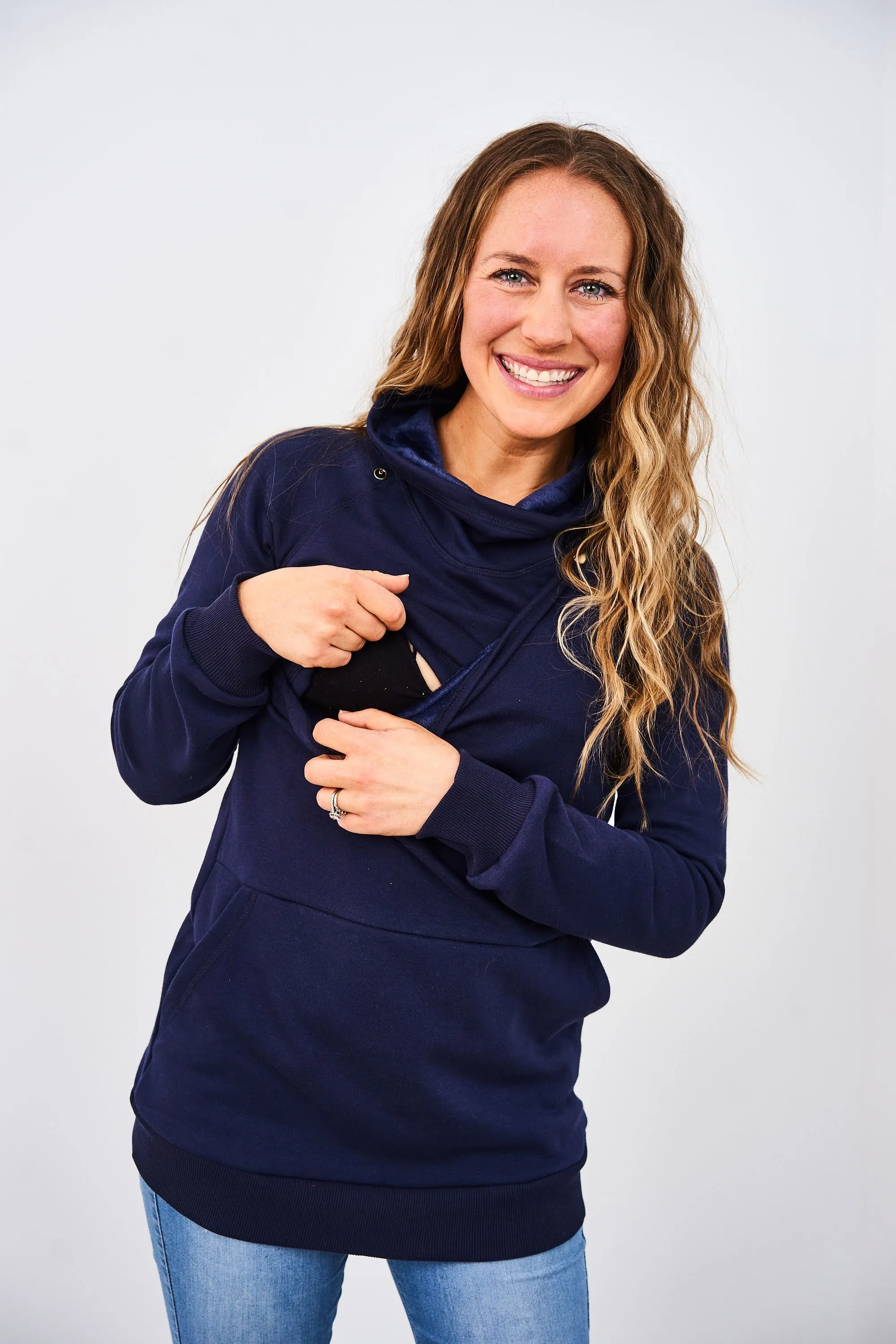 Latched Mama Harbor Snap Nursing Pullover - Final Sale