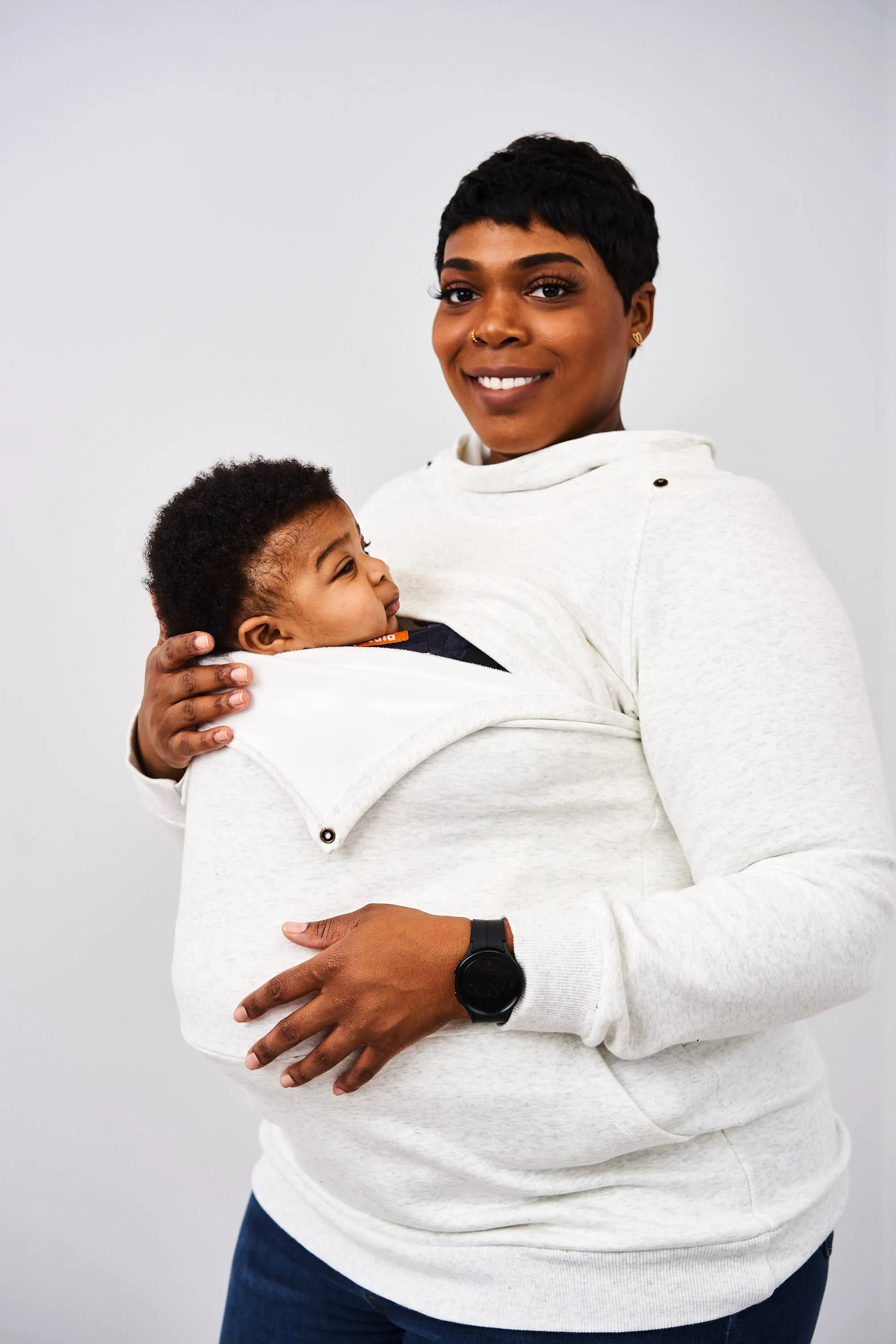 Latched Mama Harbor Snap Nursing Pullover - Final Sale