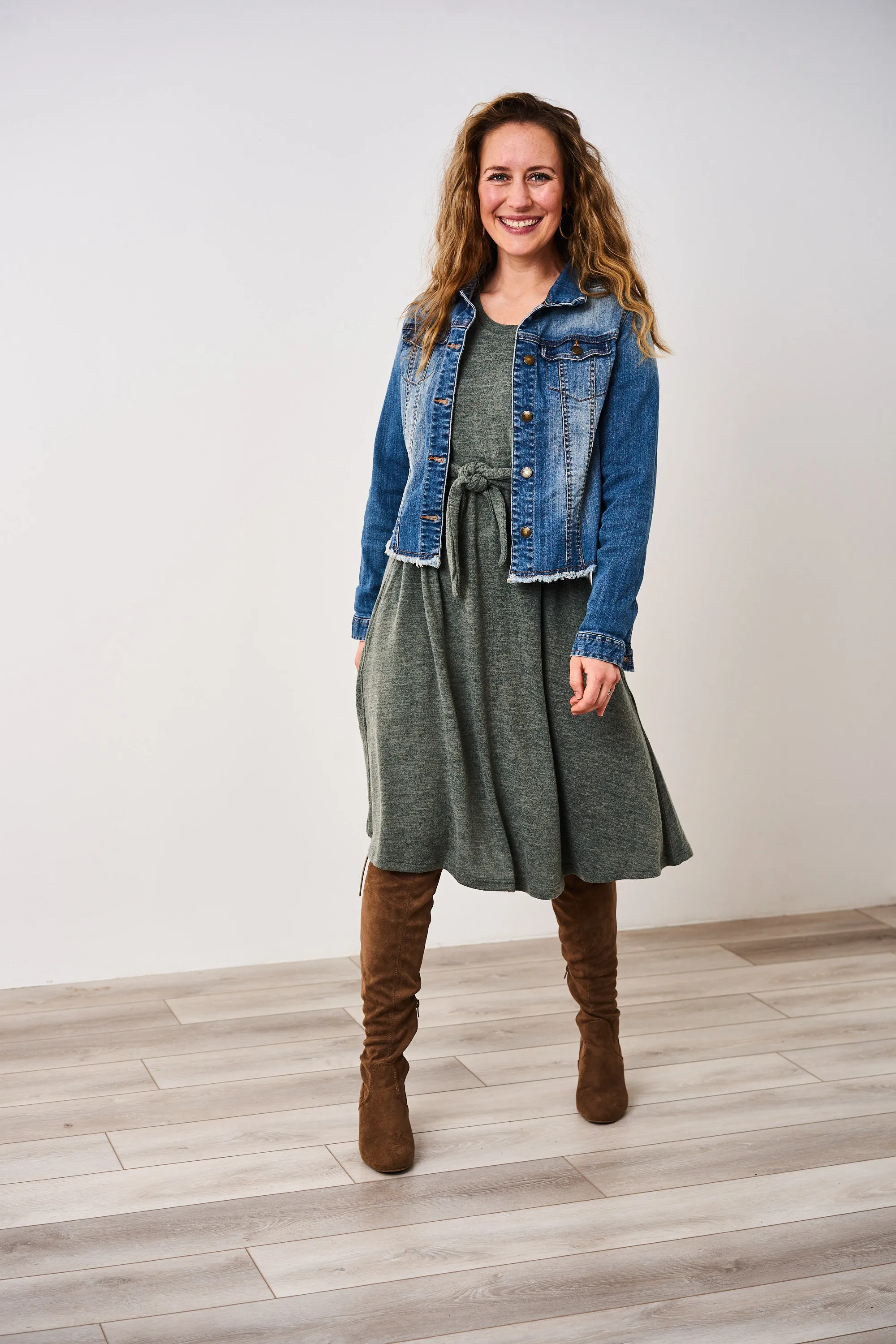 Latched Mama Sweater Nursing Dress - Final Sale