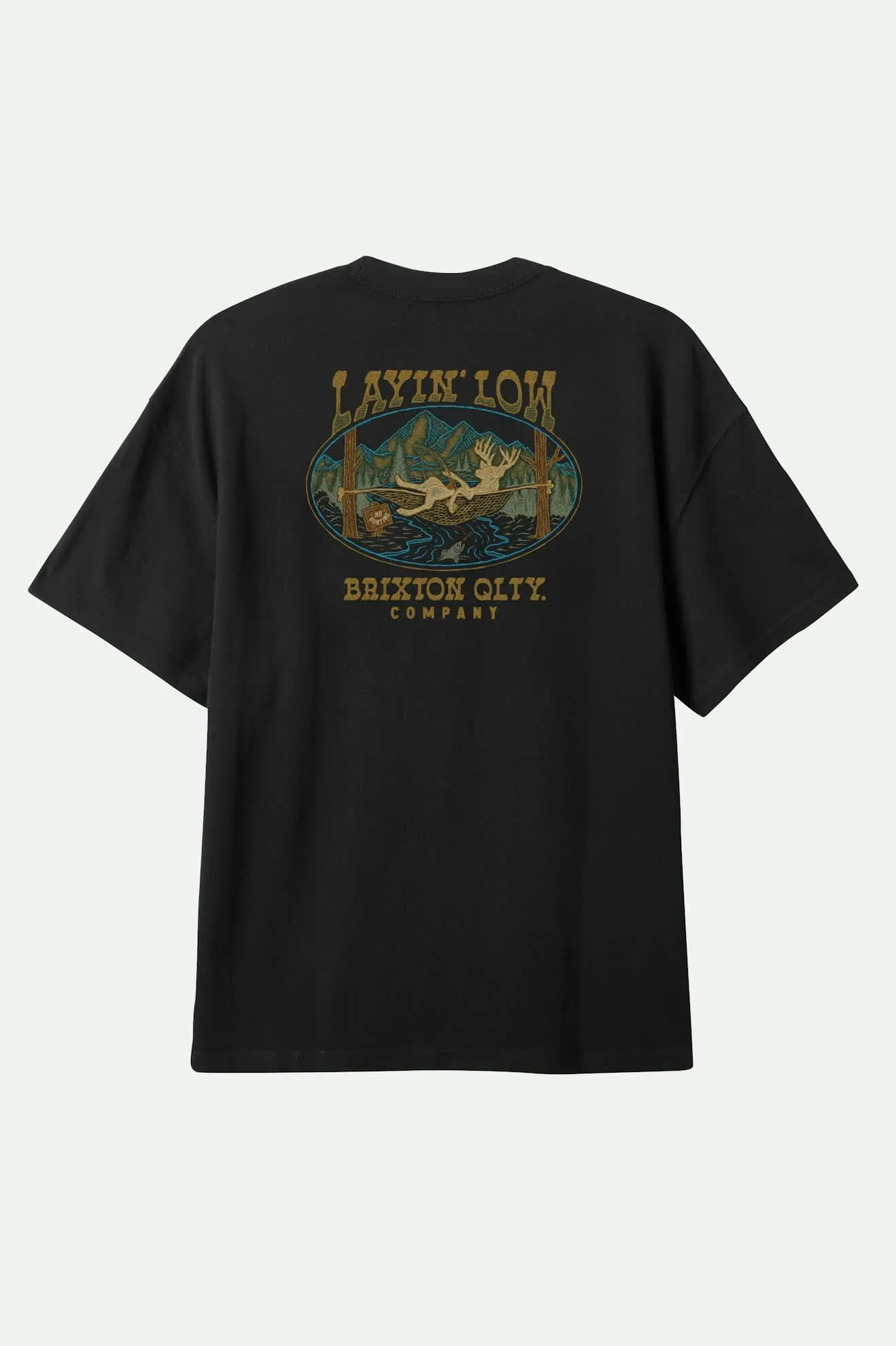 Layin' Low S/S Standard T-Shirt - Black