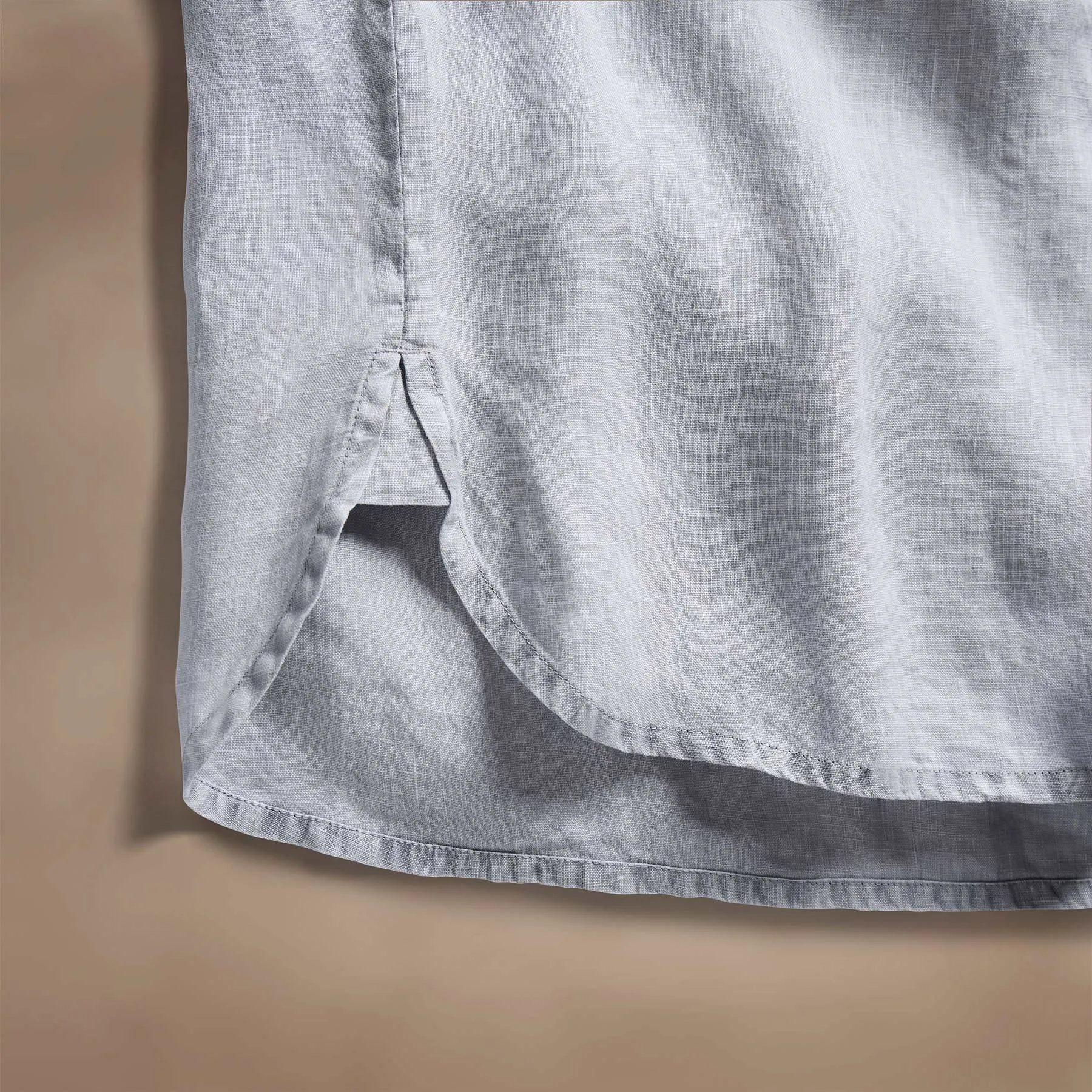 Lightweight Linen Shirt - Grey Sky Pigment