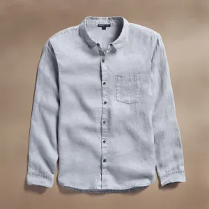 Lightweight Linen Shirt - Grey Sky Pigment