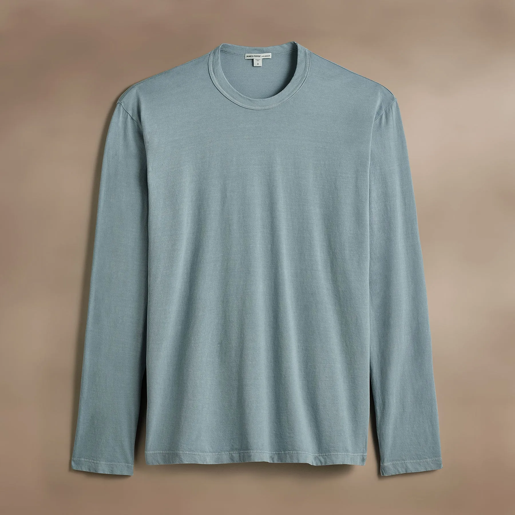 Long Sleeve Crew Neck - Azure Pigment