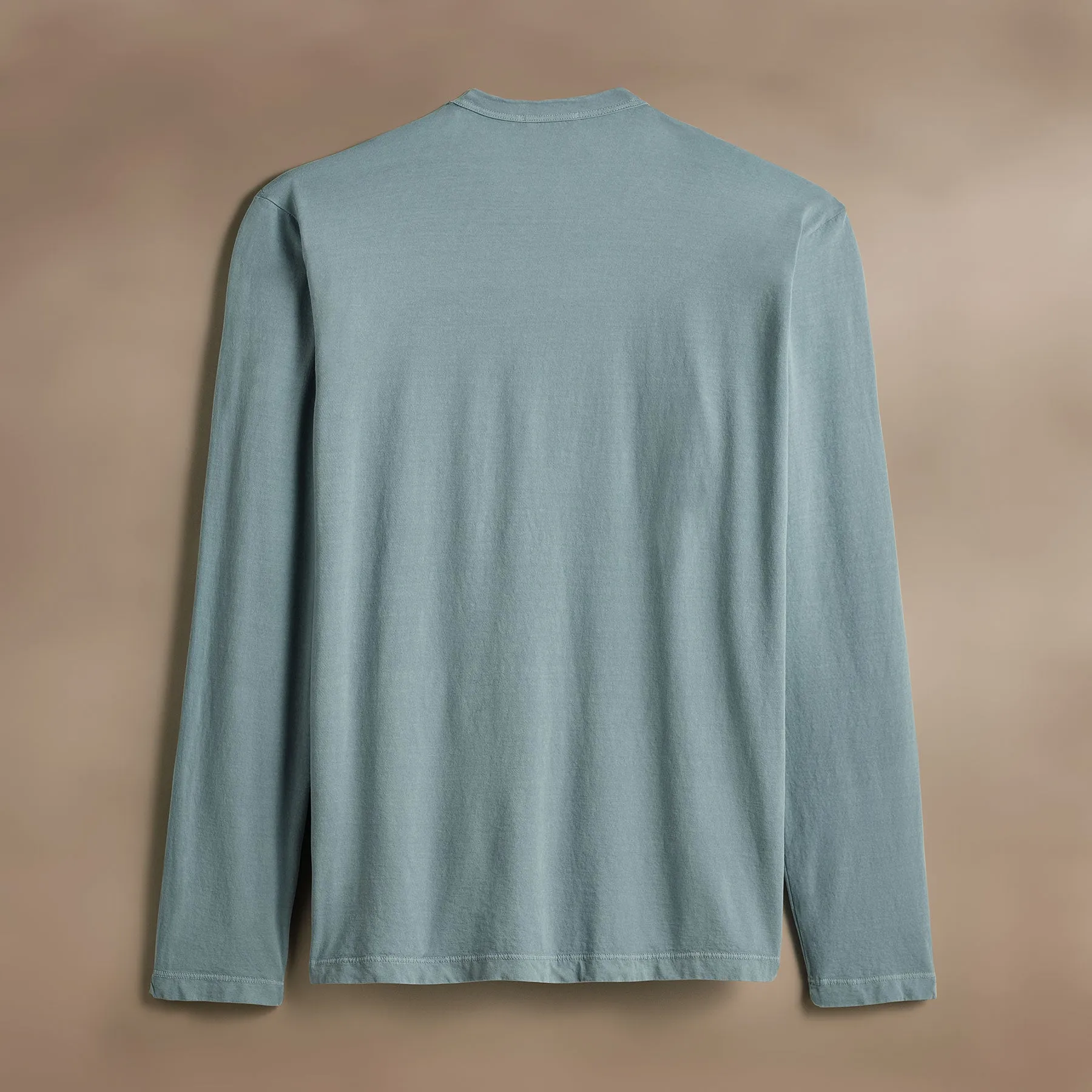 Long Sleeve Crew Neck - Azure Pigment