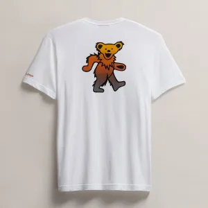 Men's Grateful Dead Dancing Bear Short Sleeve Tee - White