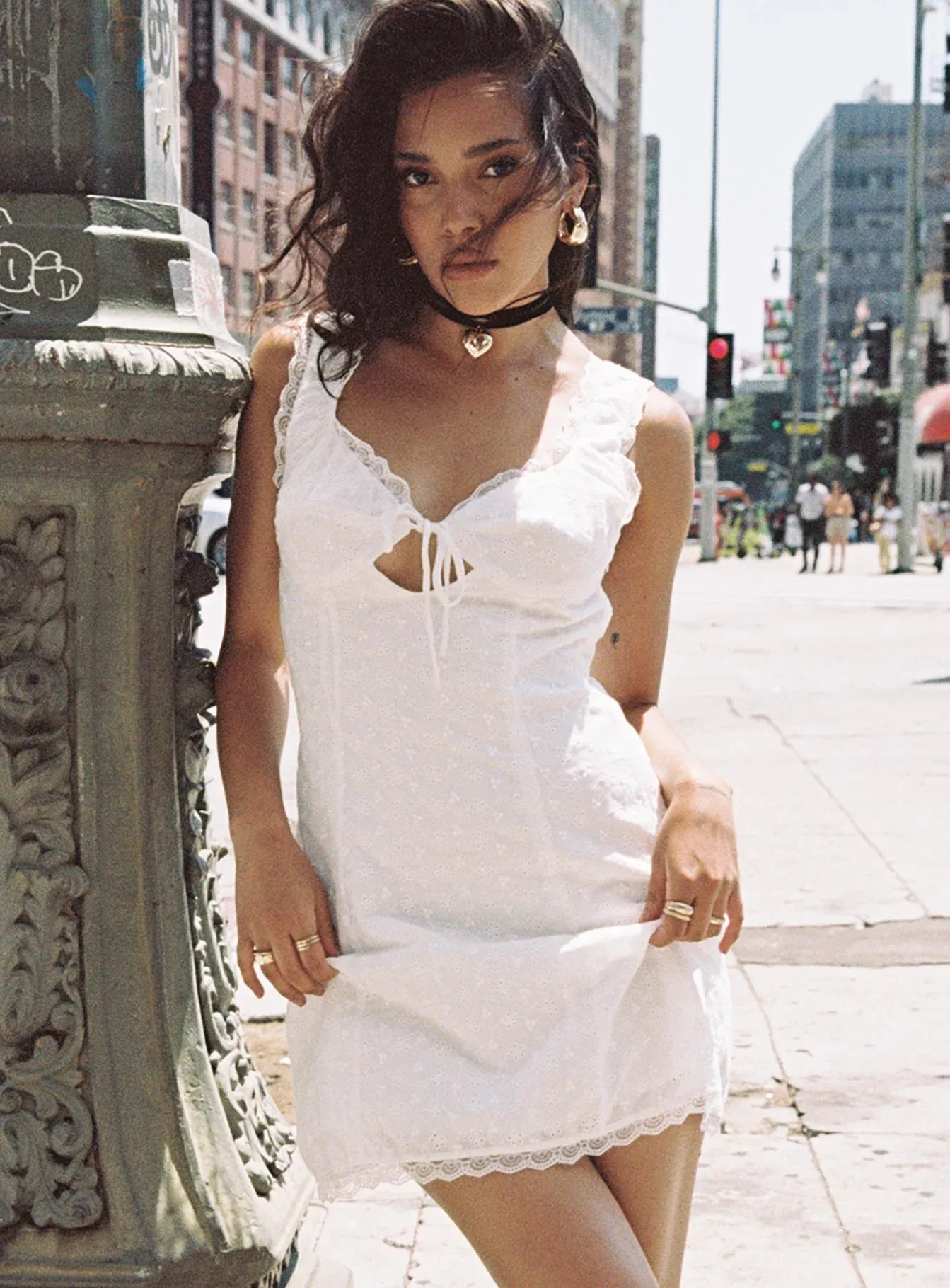 Merrelle Mini Dress White