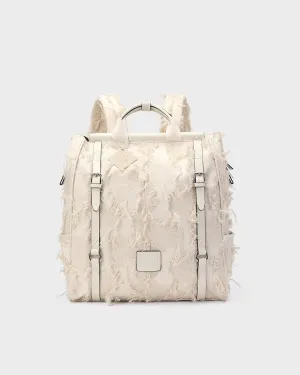 Mummy Backpack in Cream White