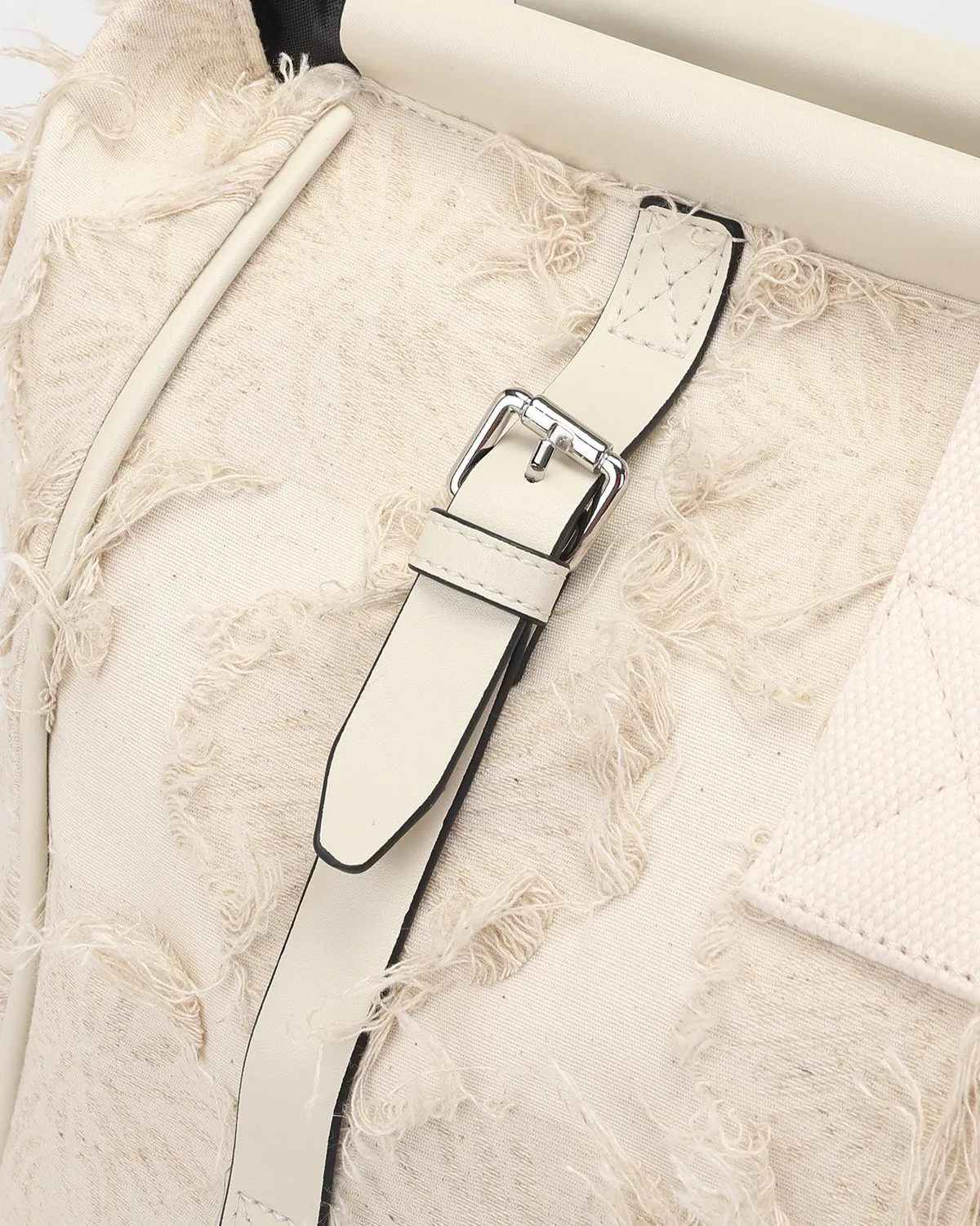 Mummy Duffle Bag in Cream White