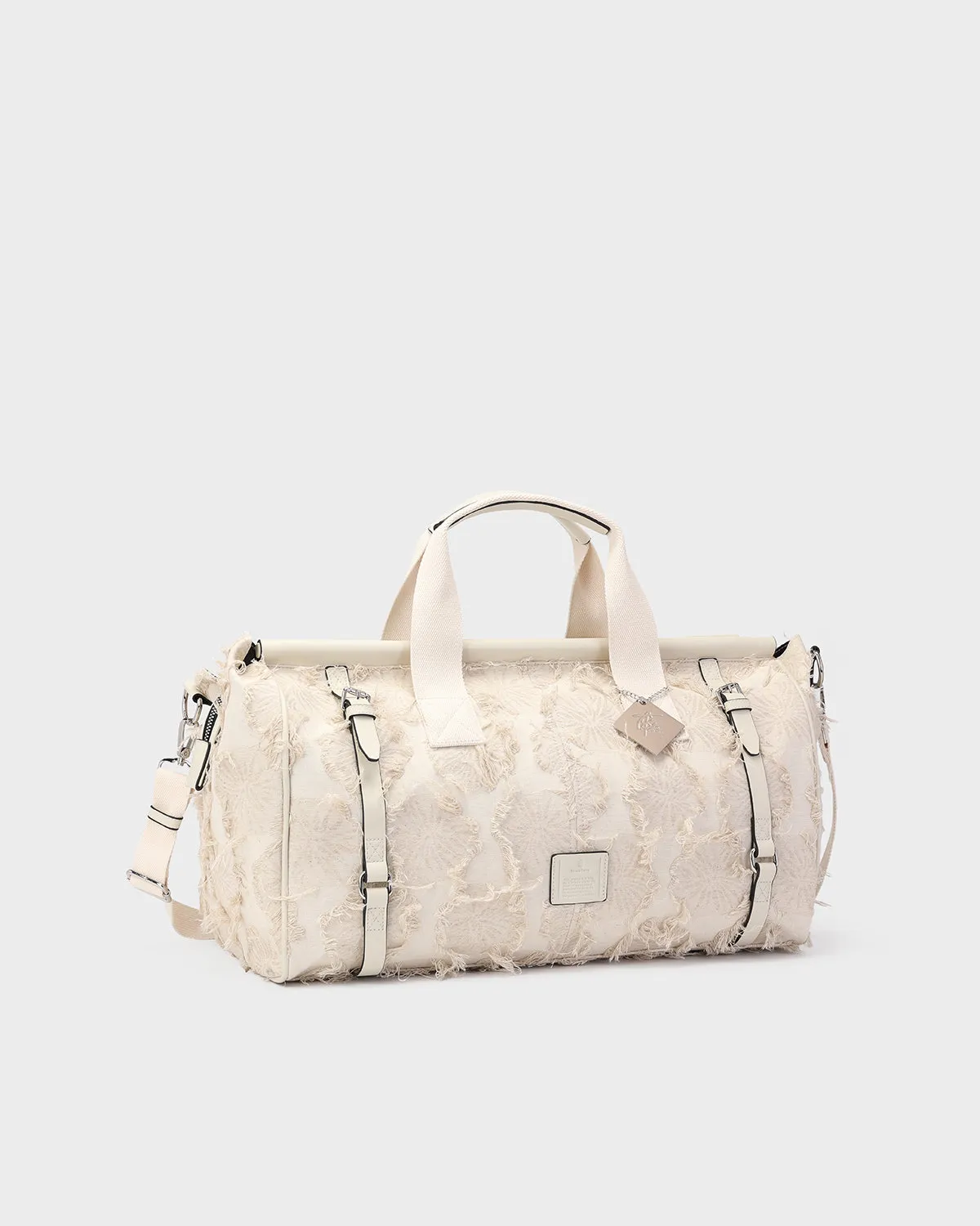 Mummy Duffle Bag in Cream White