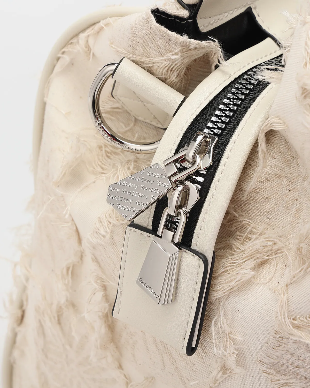 Mummy Duffle Bag in Cream White