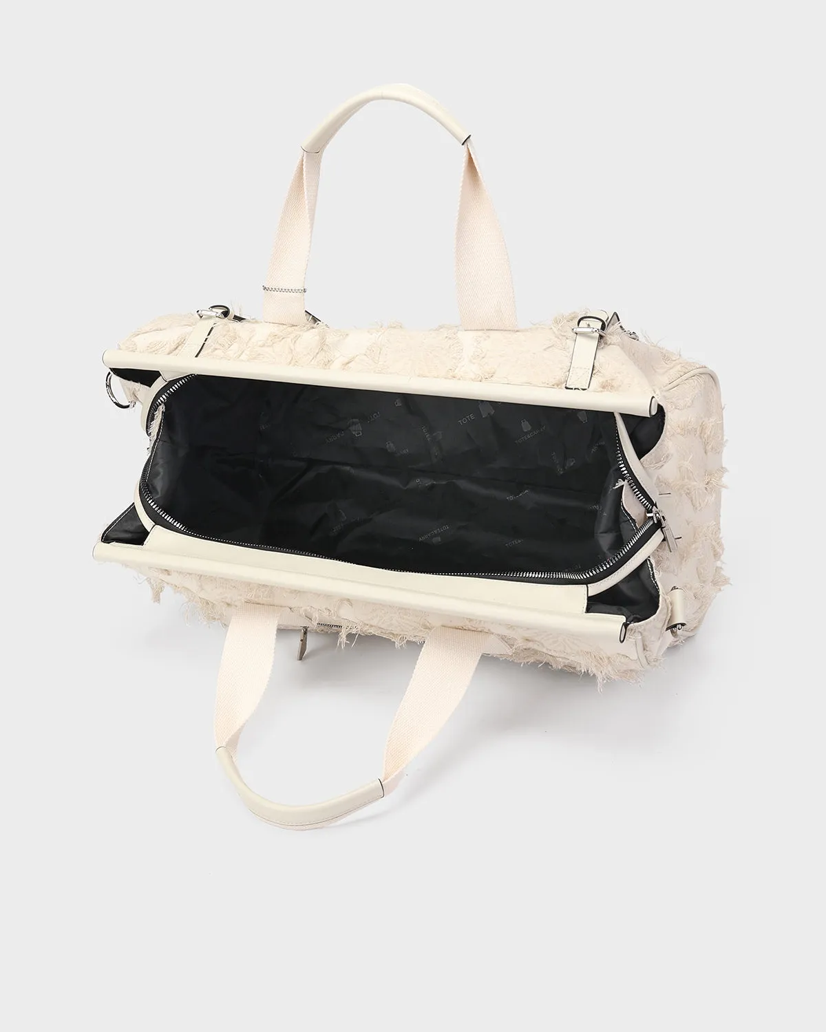 Mummy Duffle Bag in Cream White